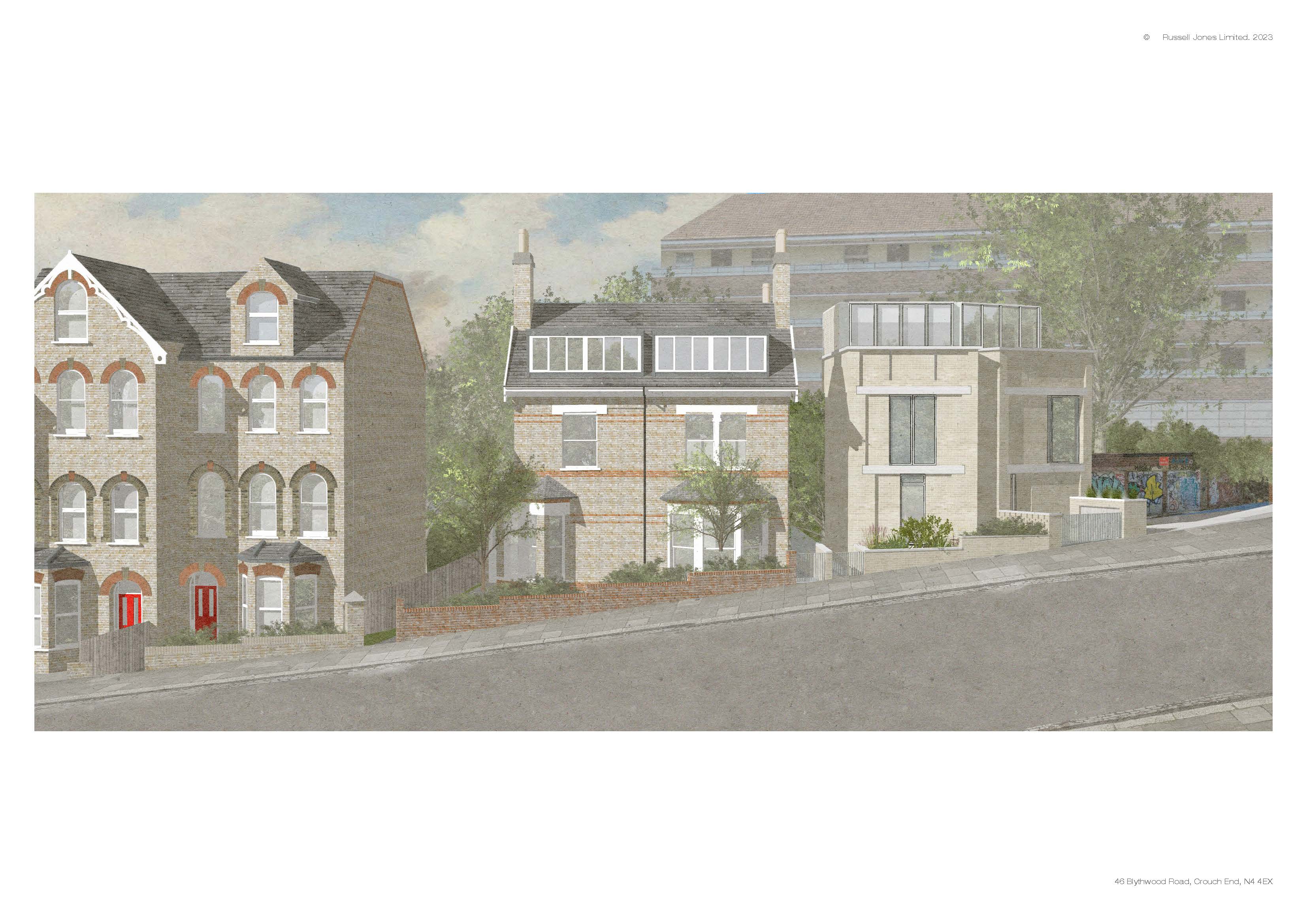 Land at 46 Blythwood Road, Crouch End, London N4 4EX