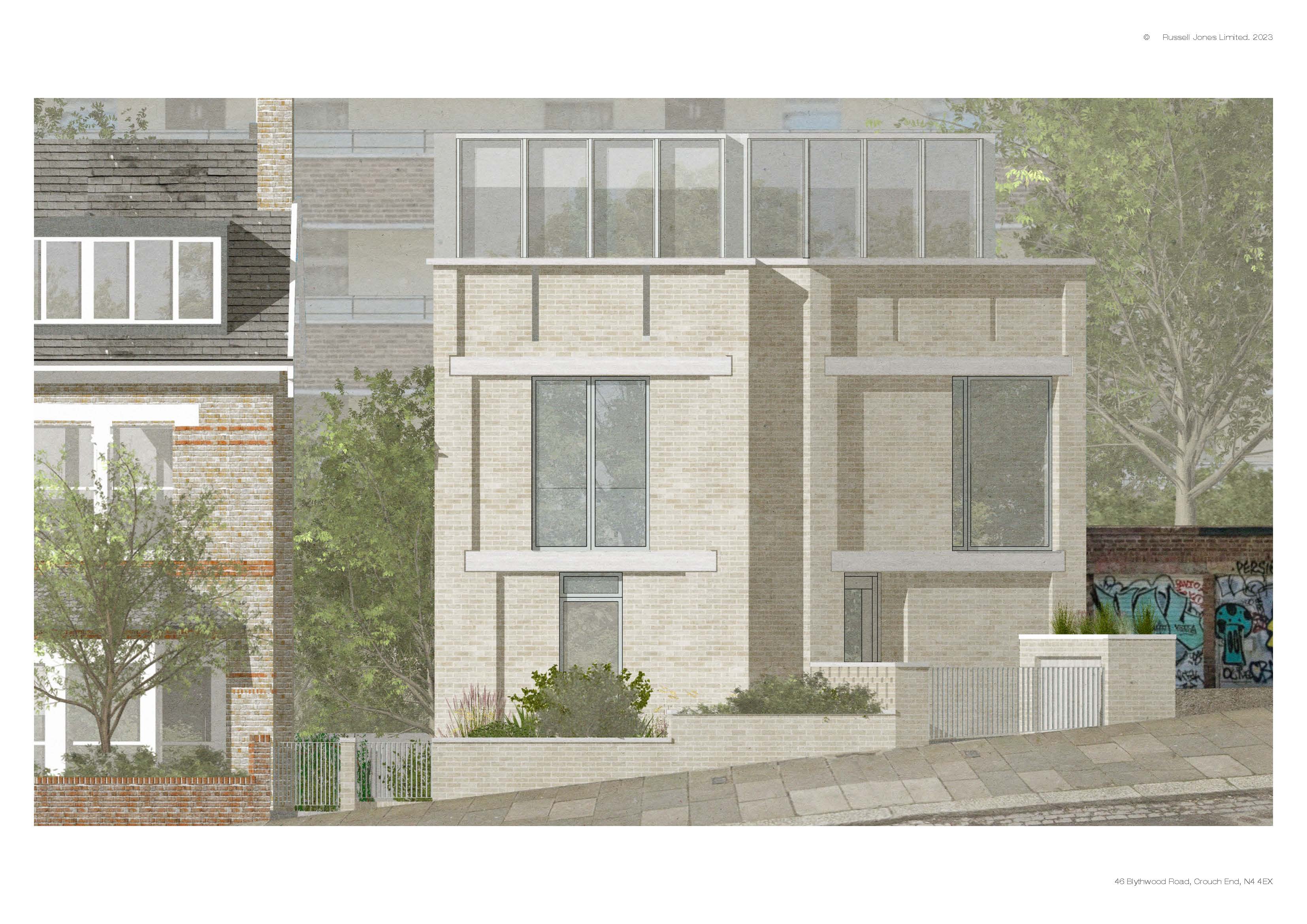 Land at 46 Blythwood Road, Crouch End, London N4 4EX