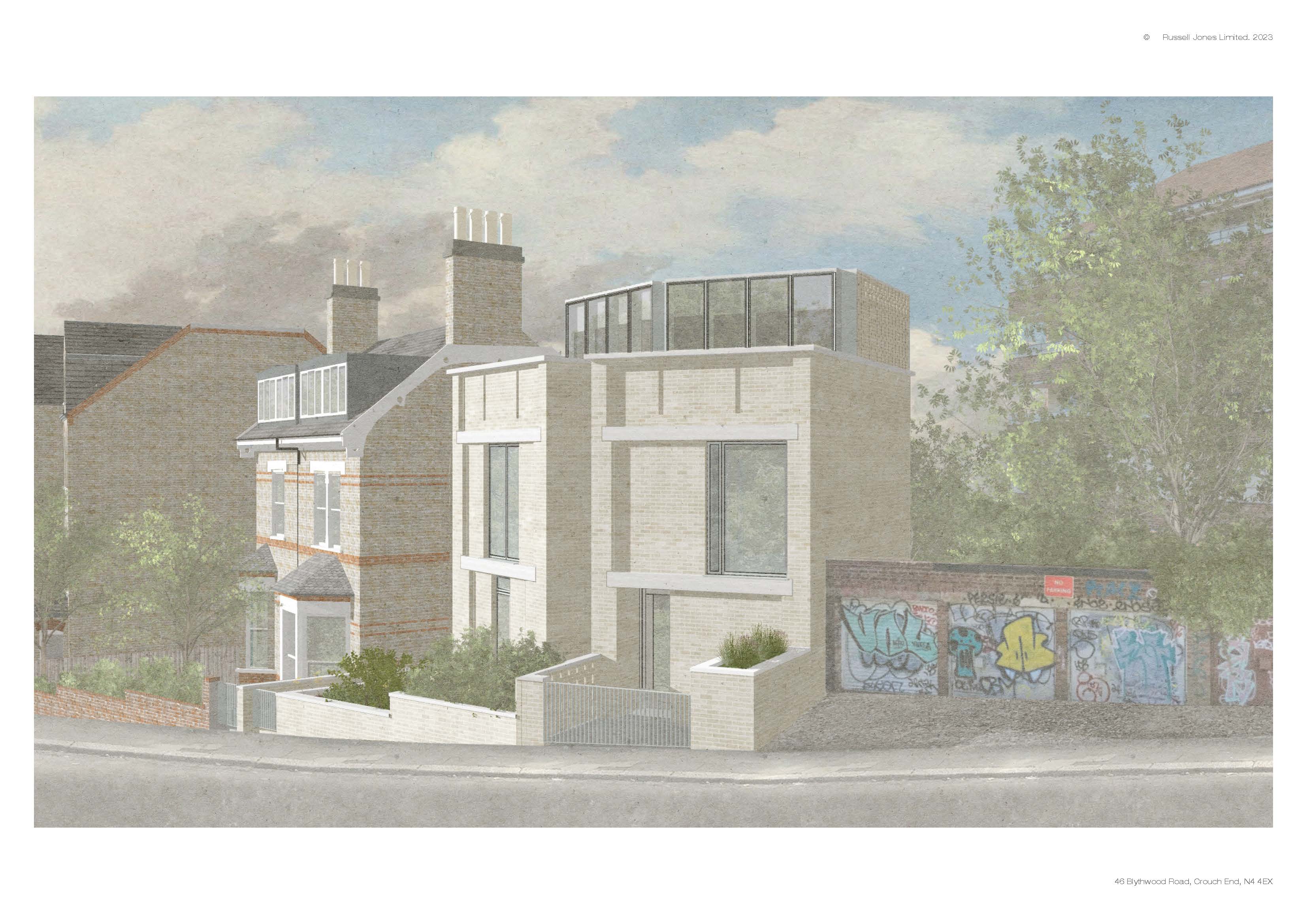 Land at 46 Blythwood Road, Crouch End, London N4 4EX