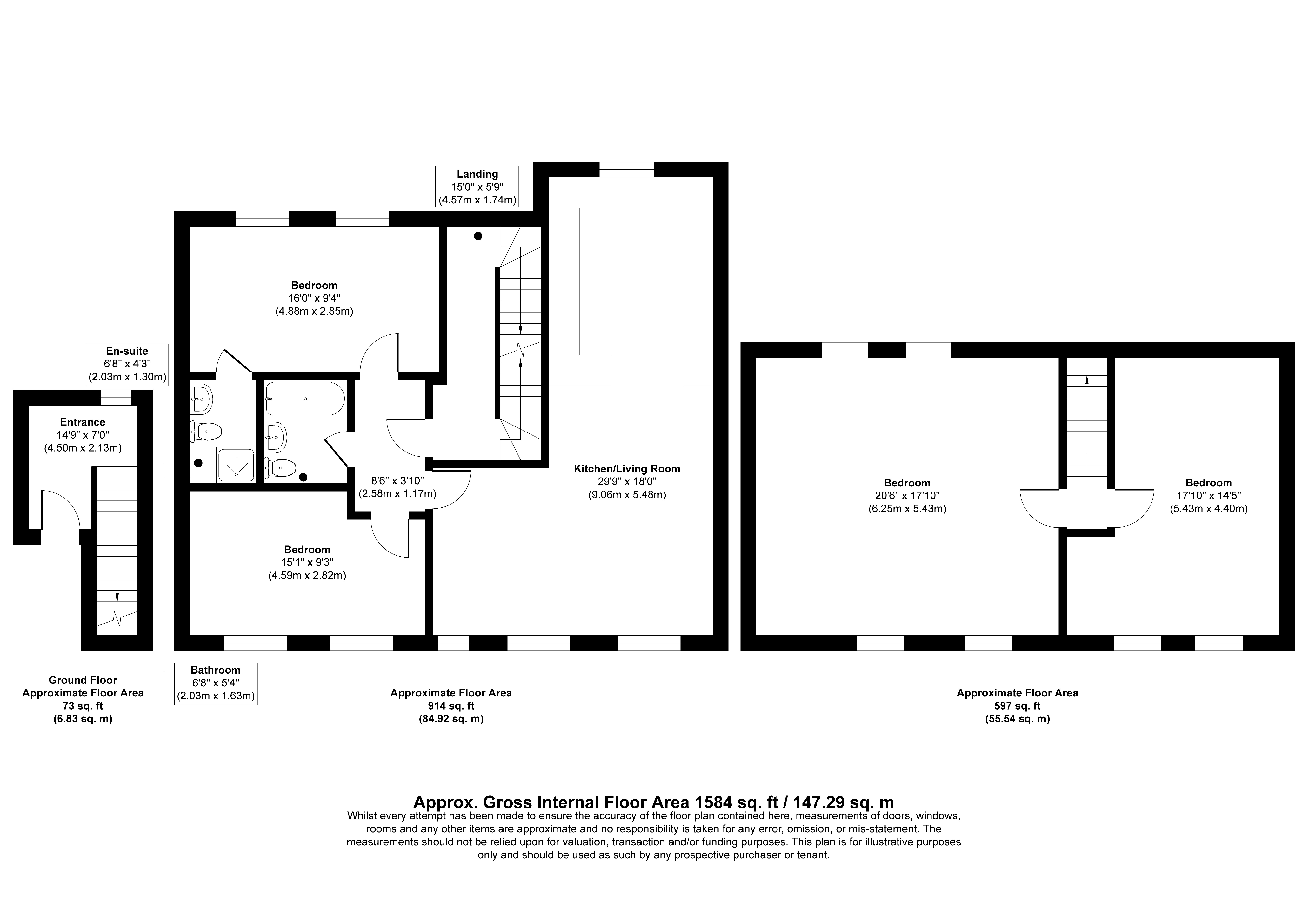 Flat 3, 1 Woodcote Fold, Oakworth, Keighley, BD22 0QG