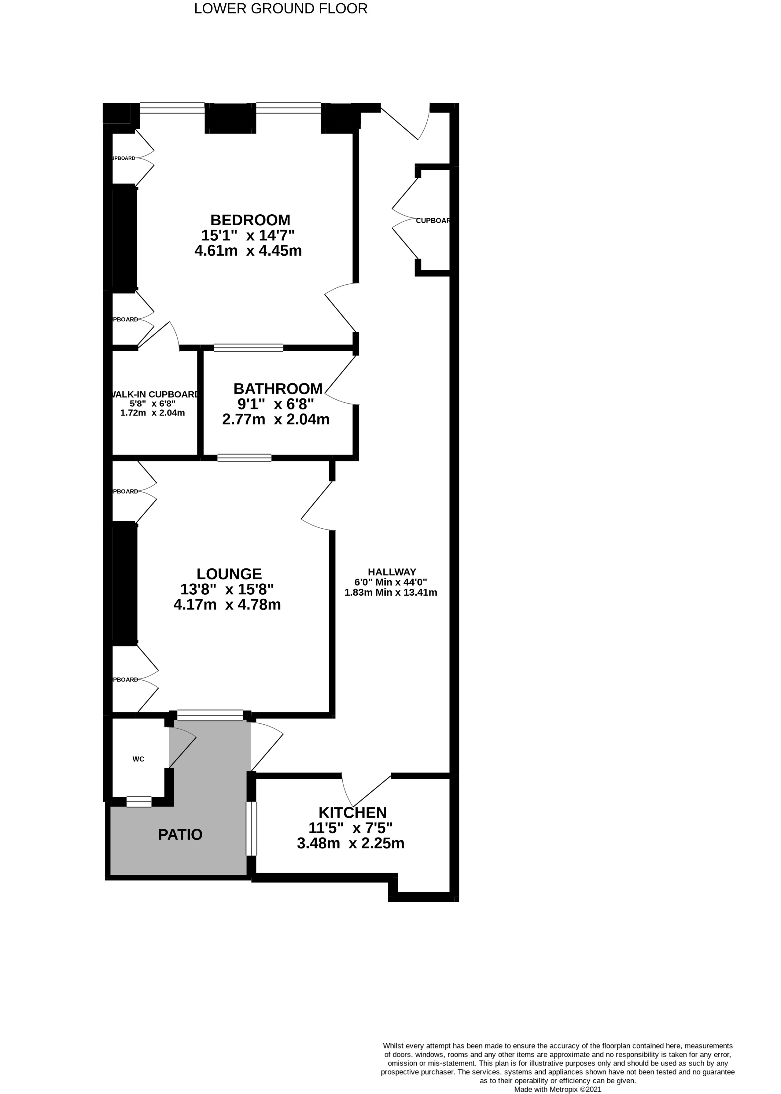 Flat B, 41 Brunswick Square, Hove, Brighton, BN3 1EE