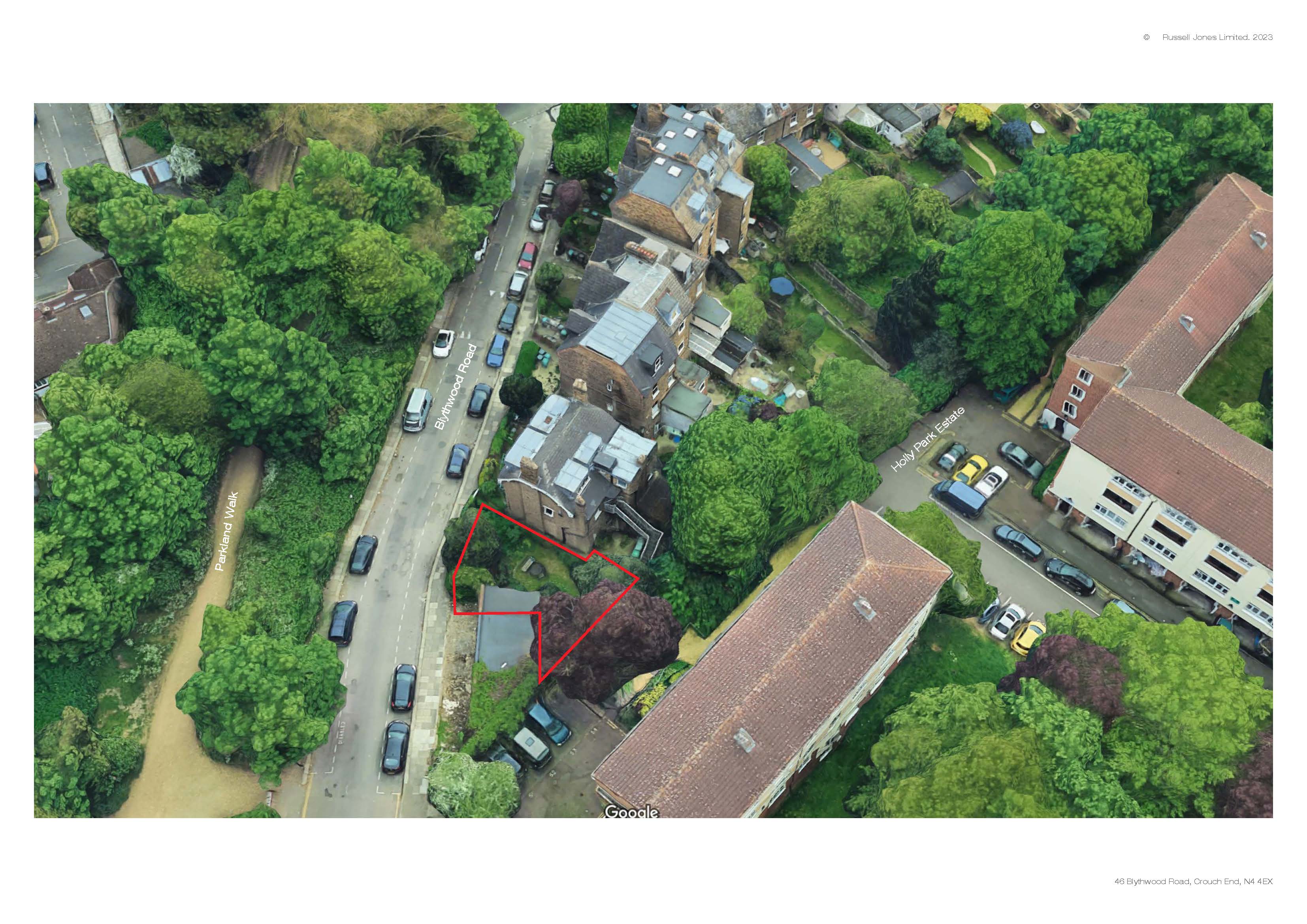 Land at 46 Blythwood Road, Crouch End, London N4 4EX