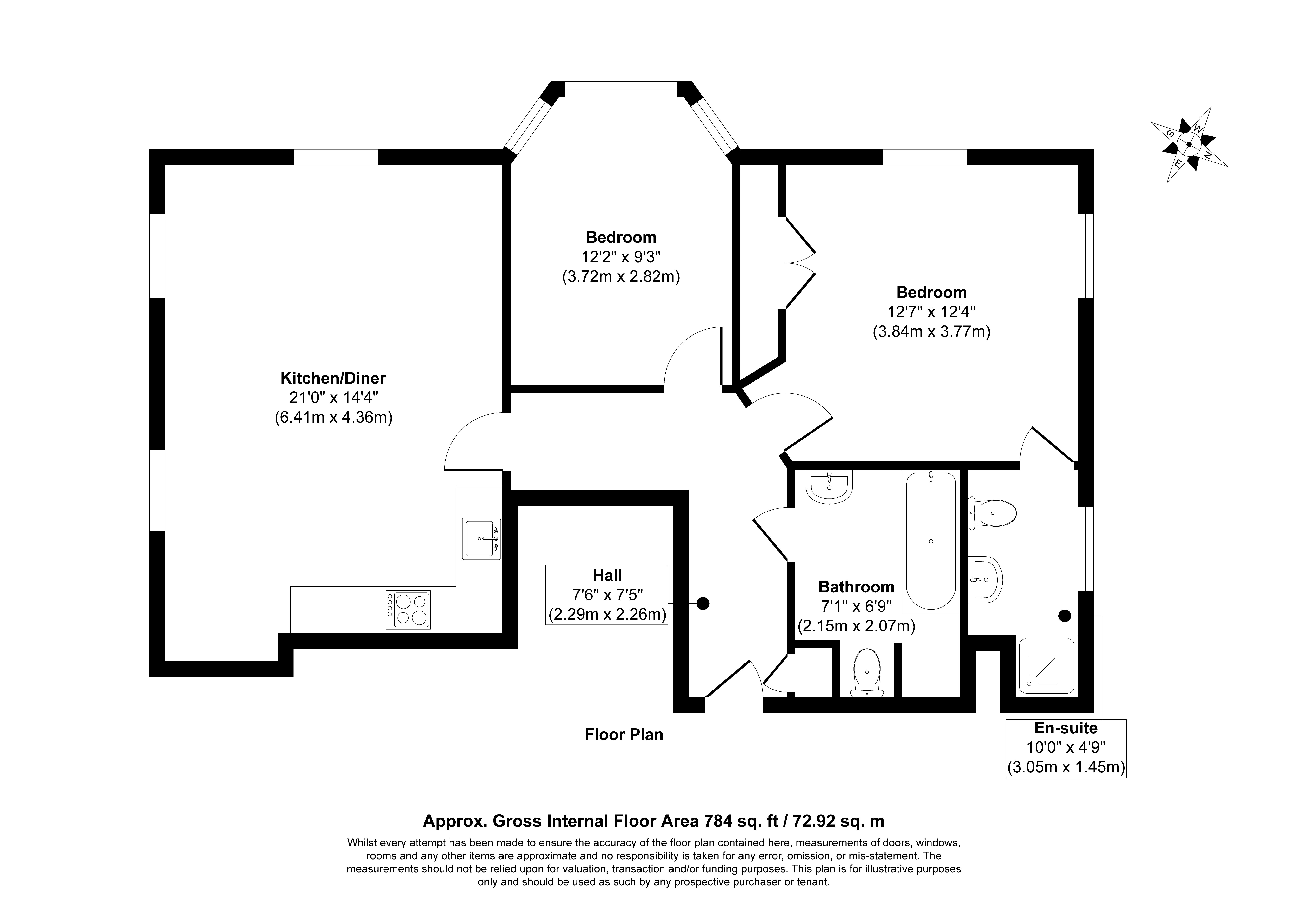 Flat 4, 6 The Avenue, Newmarket, Suffolk, CB8 9AA