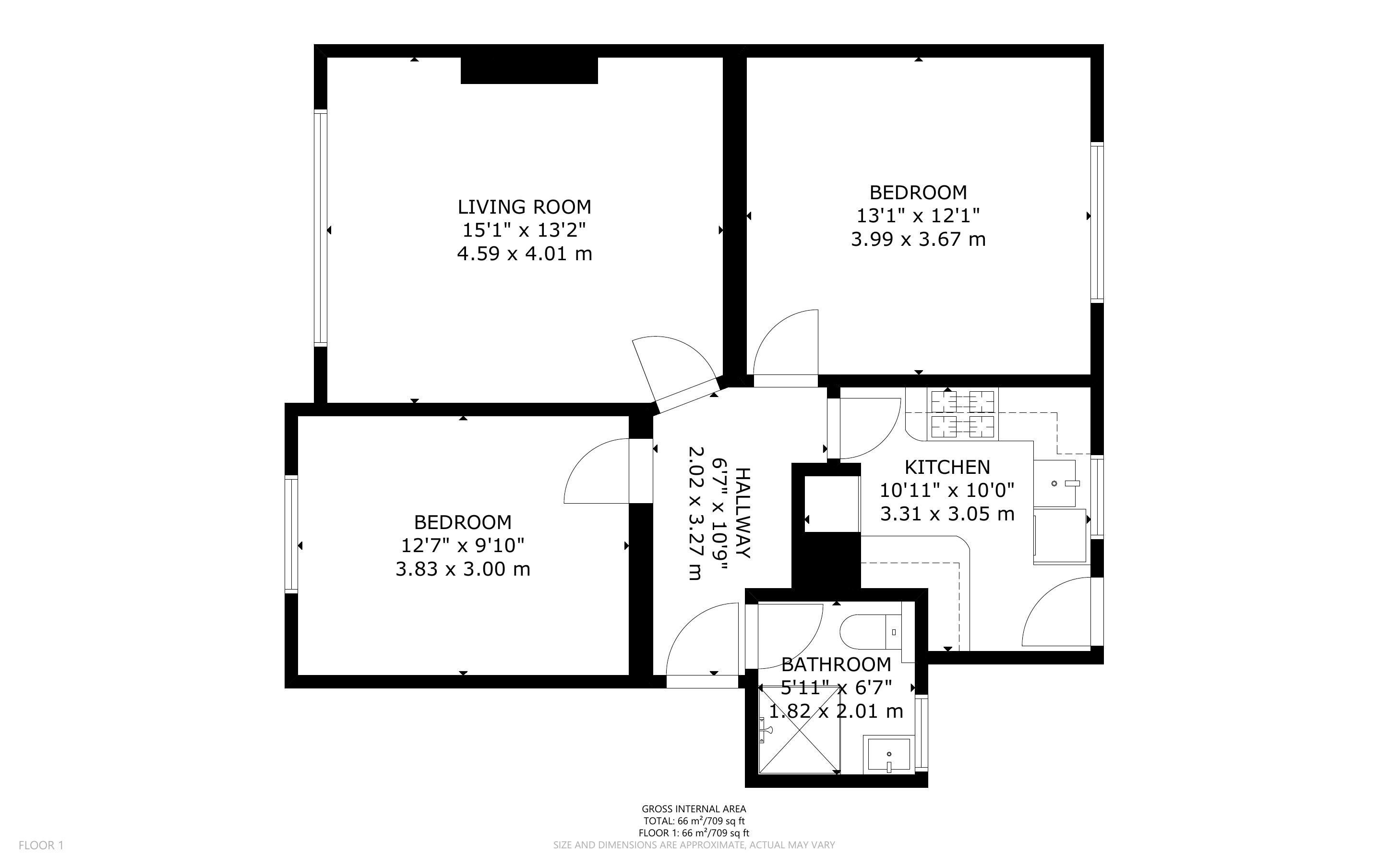 12 Hamilton Court, Hamilton Road, London, W5 2EJ