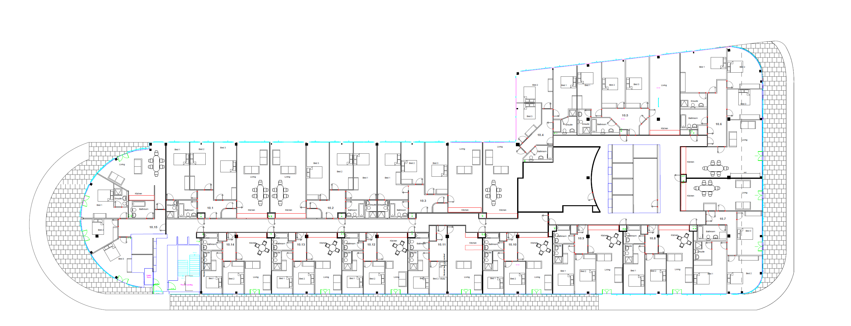 Apartments 1001 
1003  1004  1005  1006 Marco Island, Huntingdon Street, Nottingham, NG1 1AW