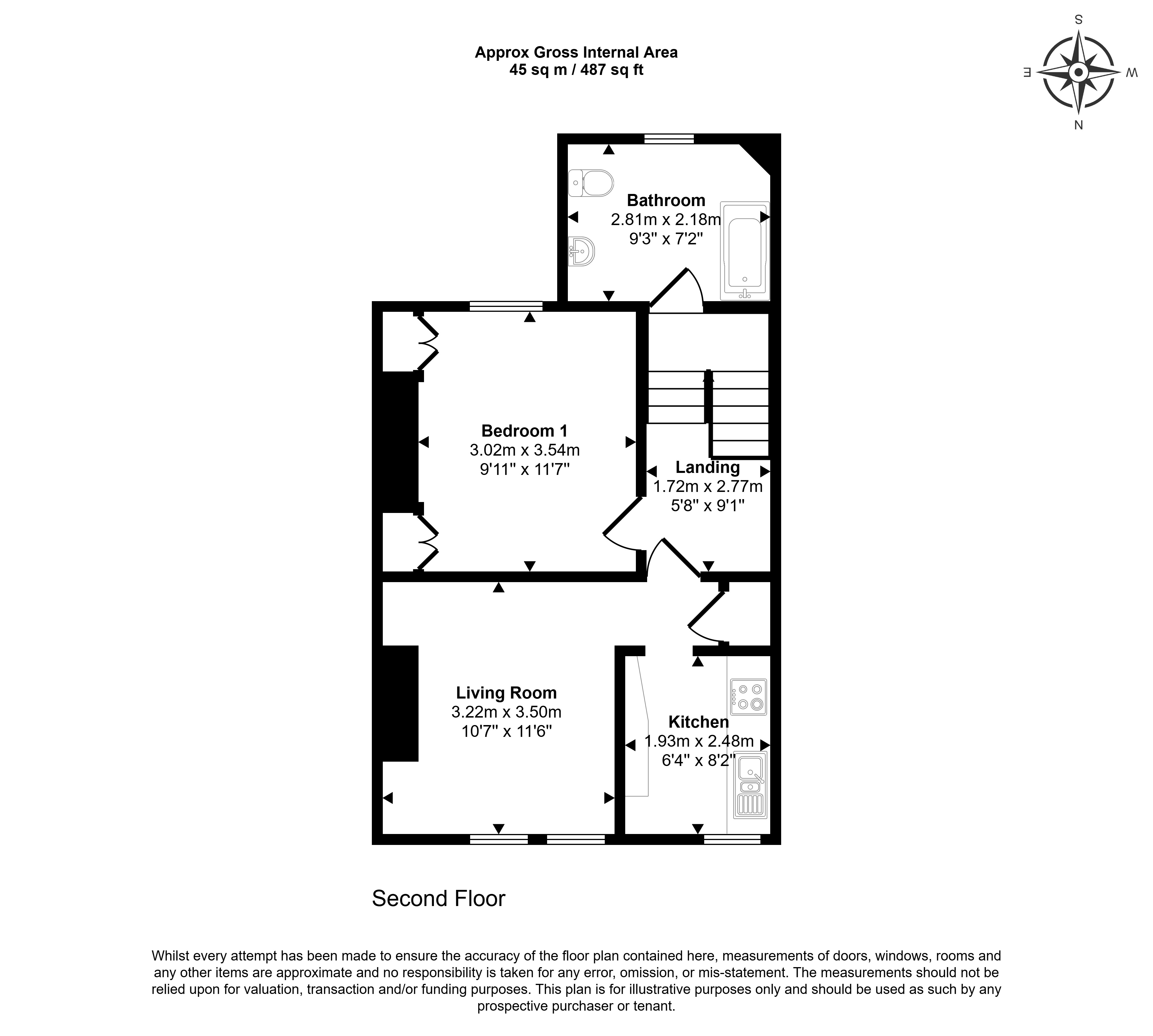 Top Floor Flat, 69 Lorna Road, Hove, East Sussex, BN3 3EL