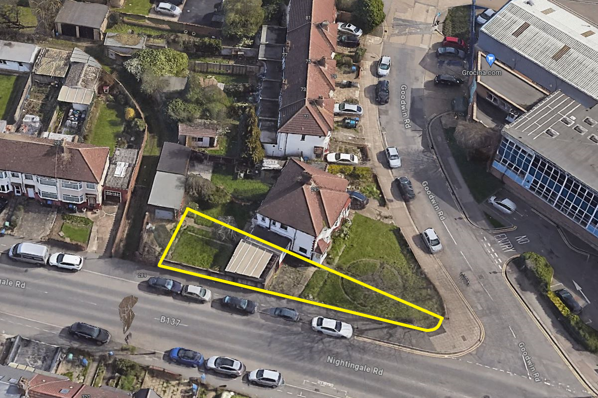 Land Adjacent to 291 Nightingale Road, Edmonton, N9 8QL