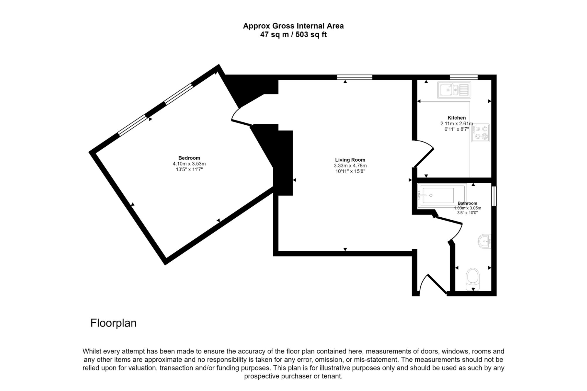 Flat 8 34 Tonbridge Road, Maidstone, Kent, ME16 8SH