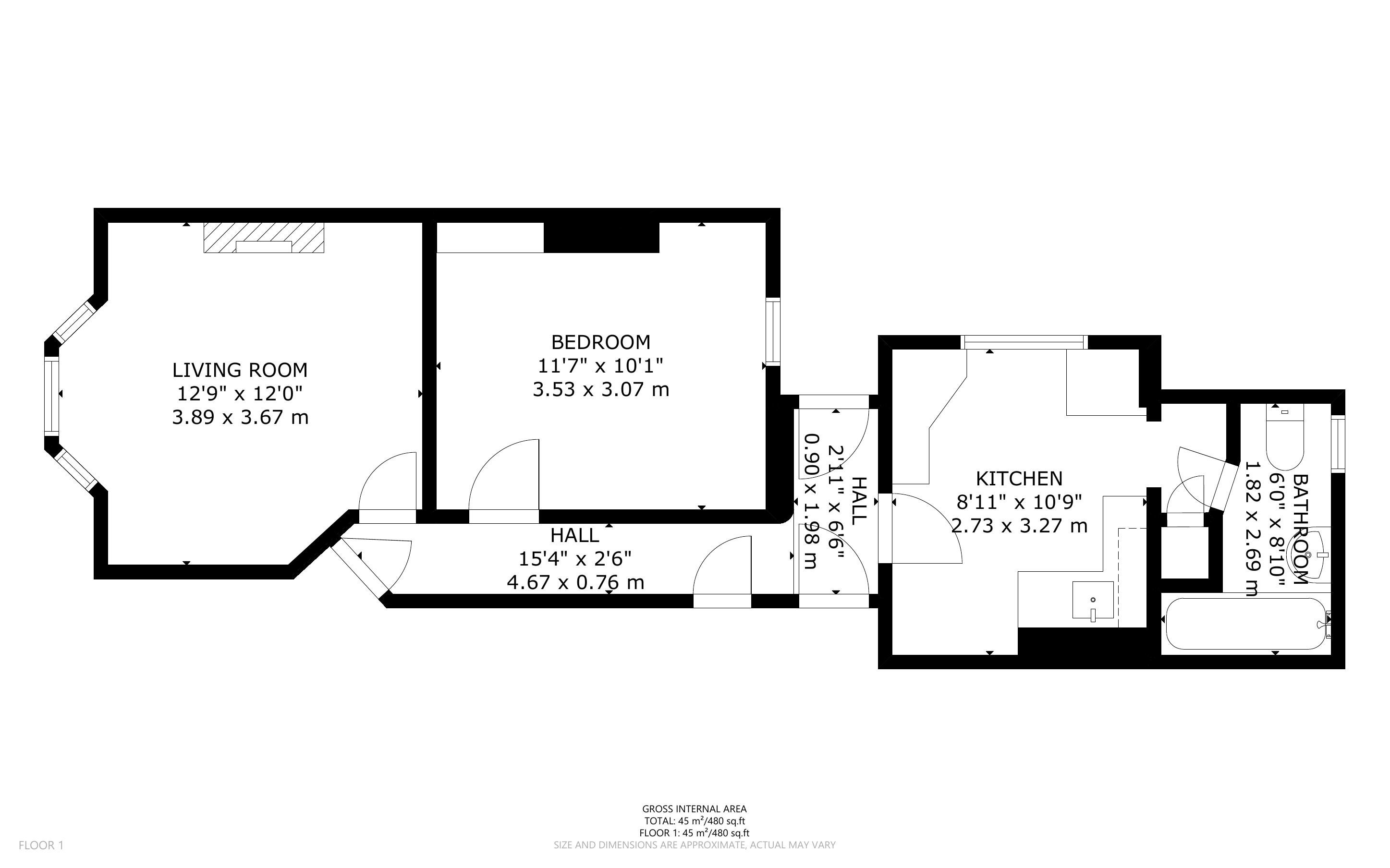 Ground Floor Flat 103 Grayshott Road, Battersea, London, SW11 5UD