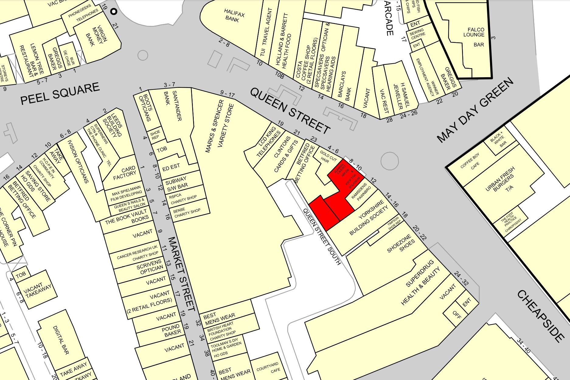 8-10 Cheapside, Barnsley, South Yorkshire, S70 1RR
