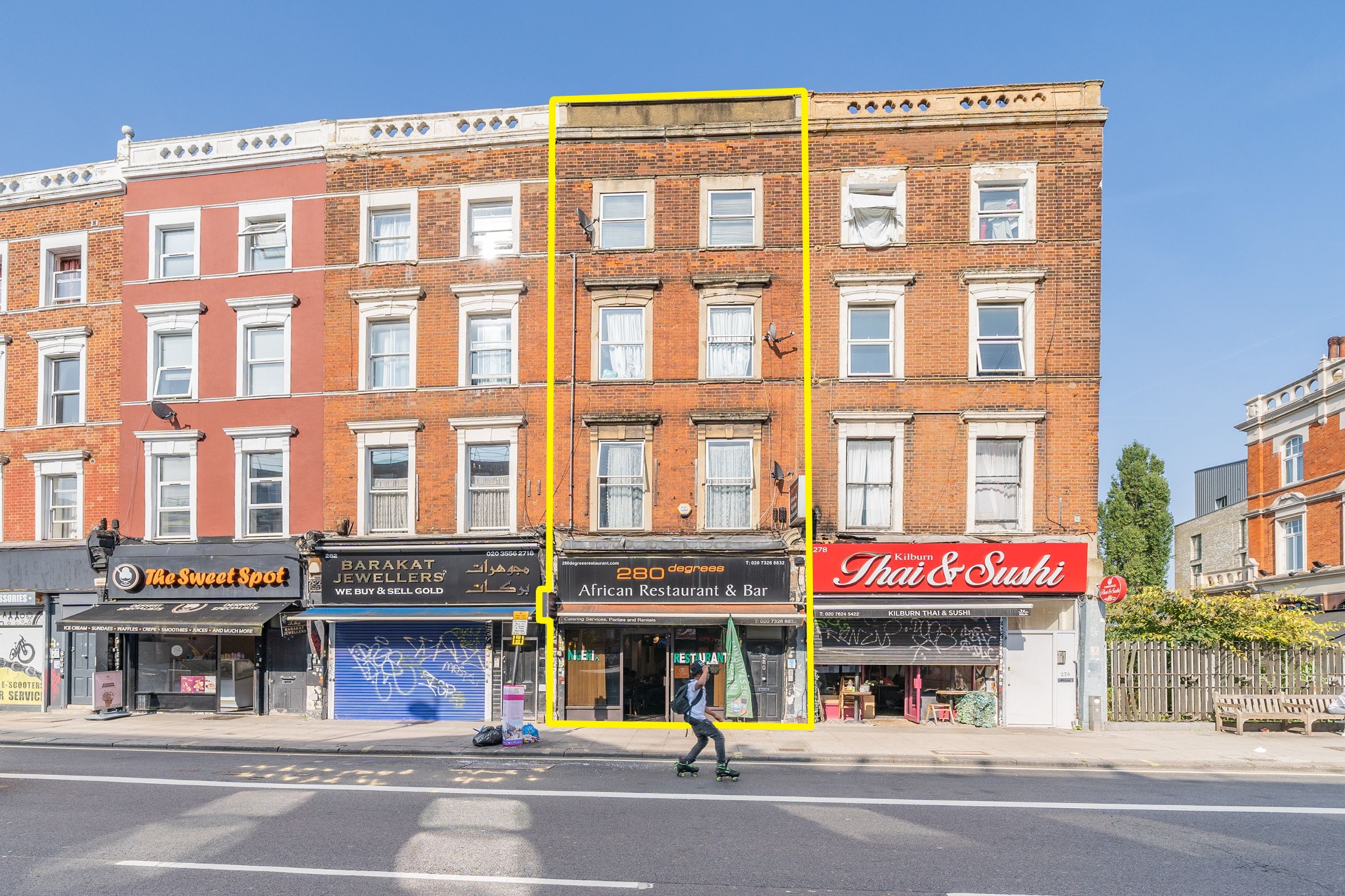 280 Kilburn High Road, London NW6 2BY