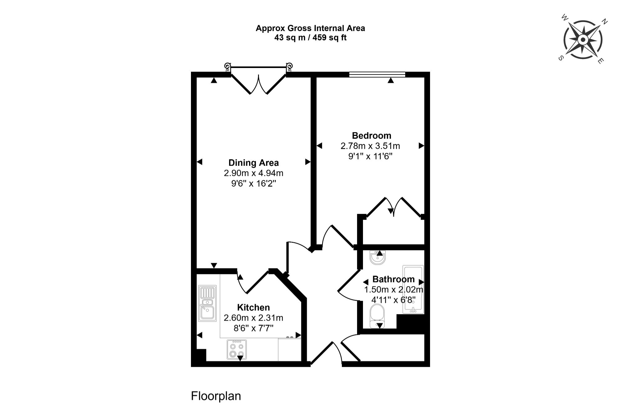 Flat 2, Bracknell Court, 4 Lady Bracknell Mews, Birmingham, B31 2FD