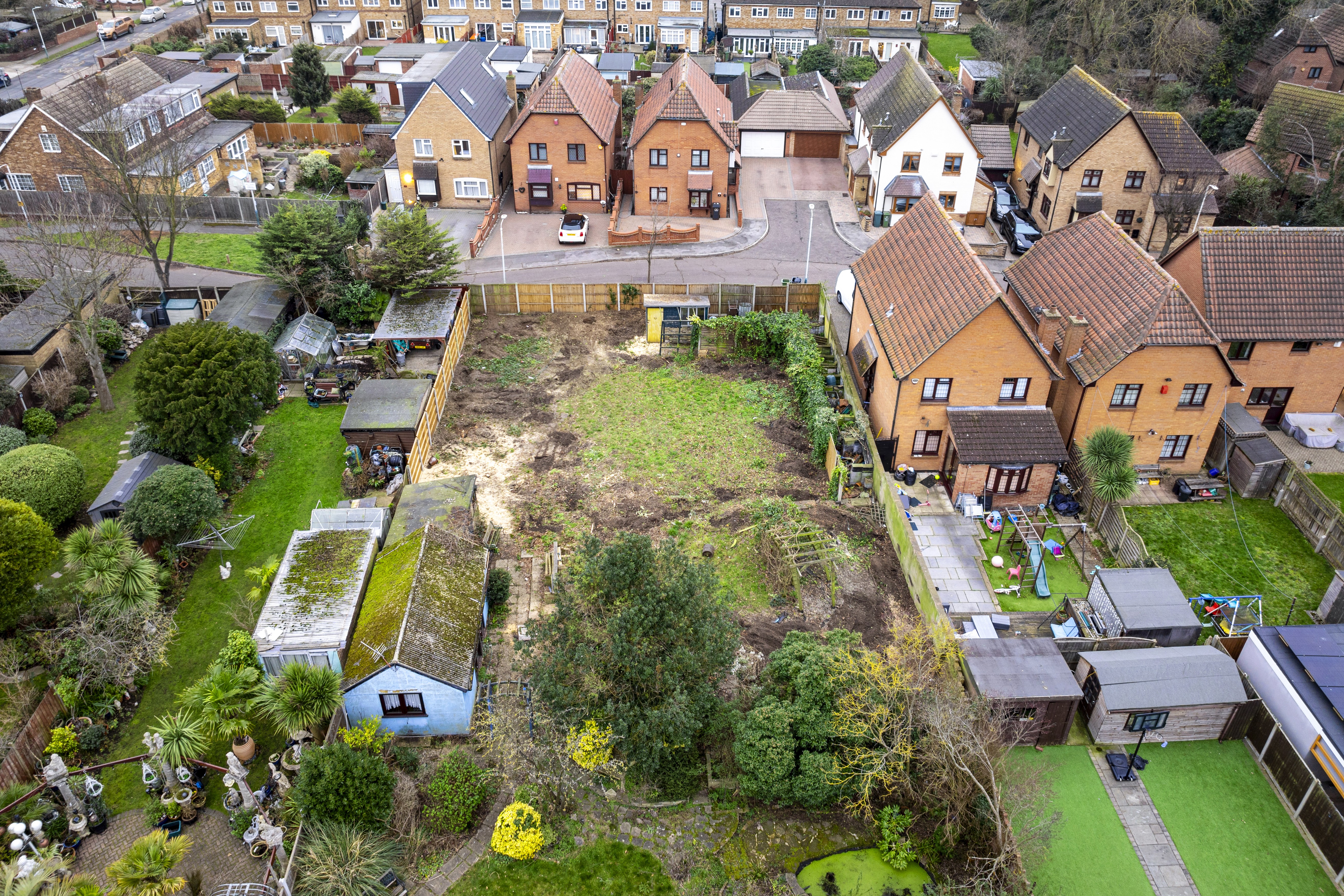 Land rear of 48 Betterton Road, Rainham, Essex, RM13 8NB