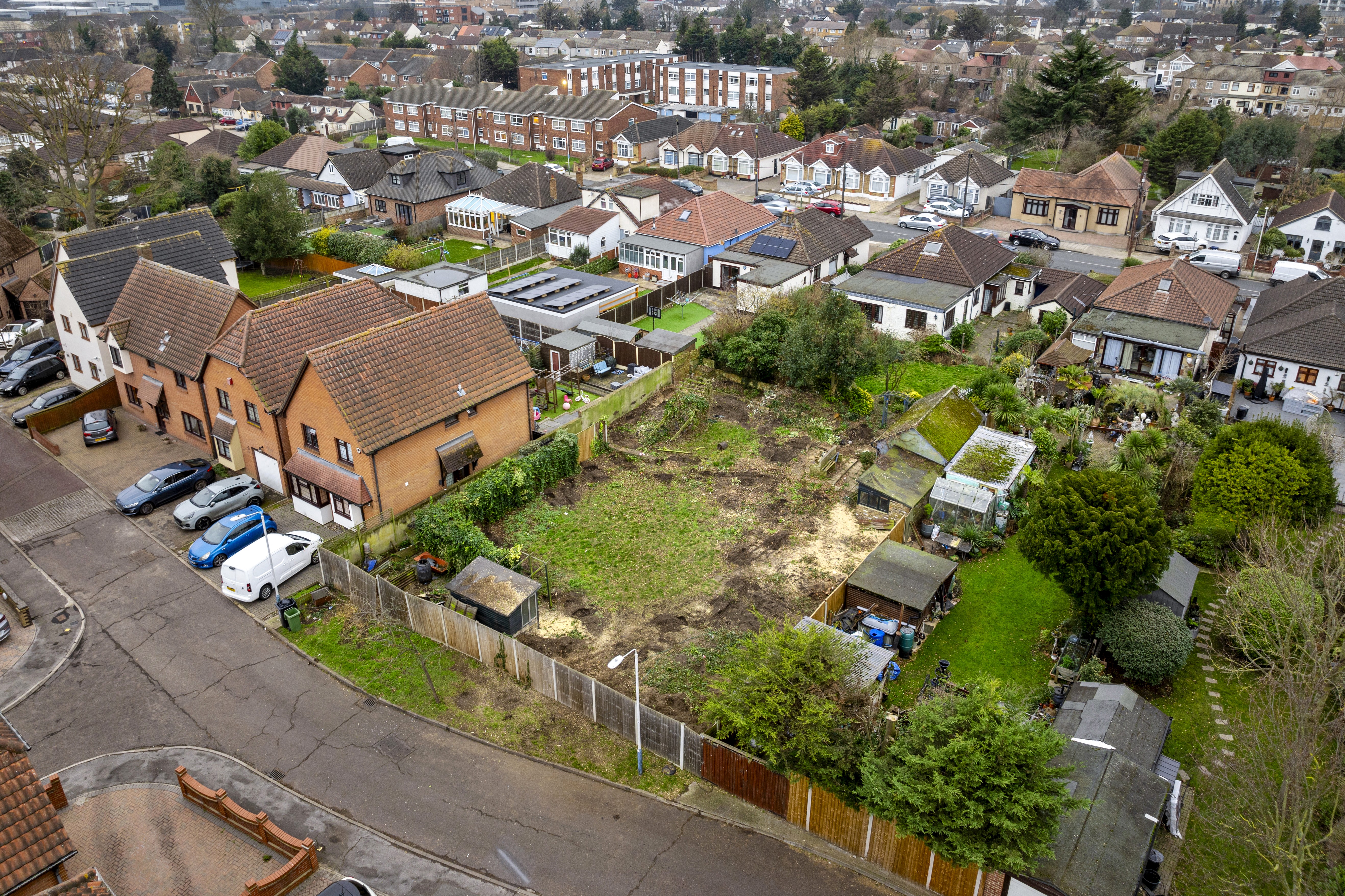 Land rear of 48 Betterton Road, Rainham, Essex, RM13 8NB