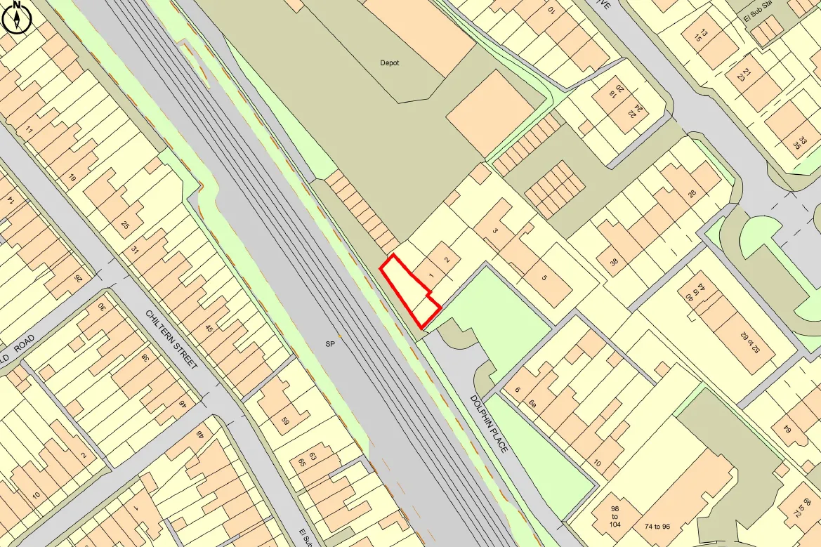 Land to the South West Side of 1 Dolphin Place, Aylesbury, Buckinghamshire, HP21 7TG