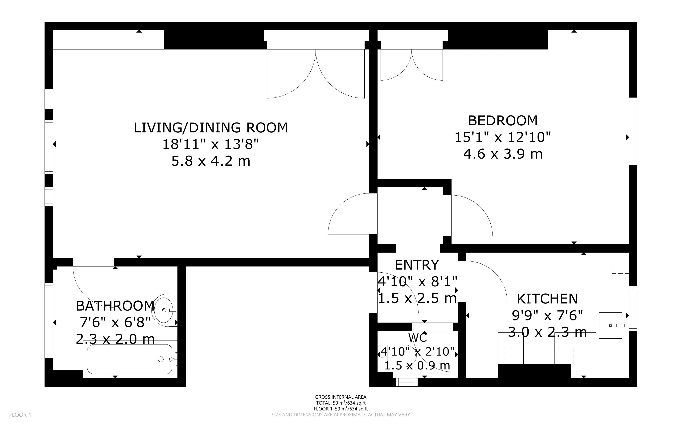 Flat B, 8 Pemberton Gardens, Upper Holloway, London N19 5RU