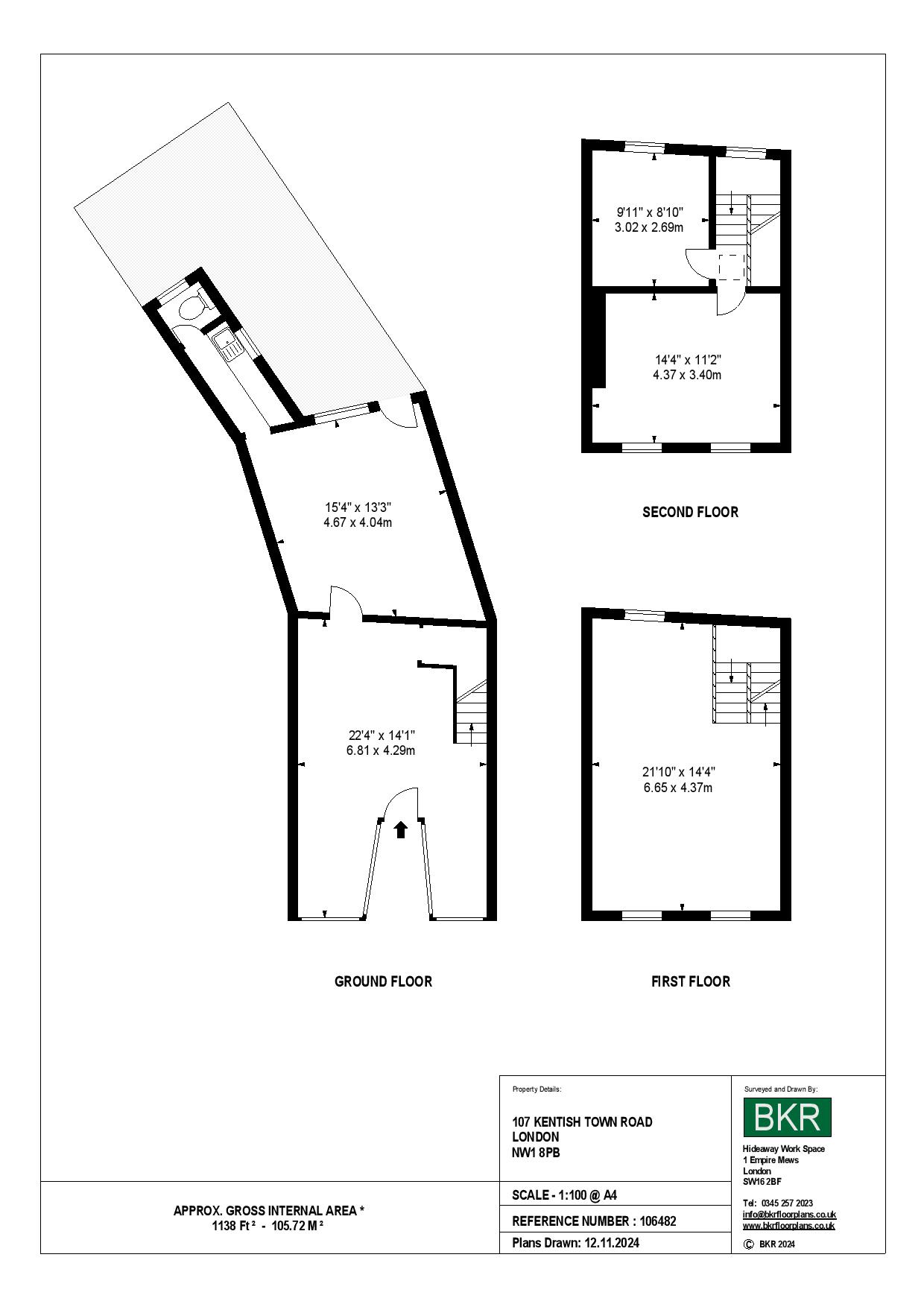 107 Kentish Town Road, London, NW1 8PB
