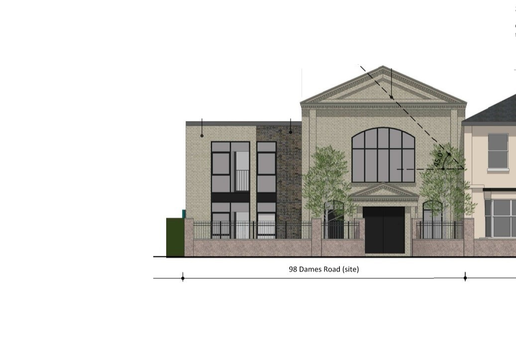 Land adjacent to 98 Dames Road, Forest Gate, London E7 0EB