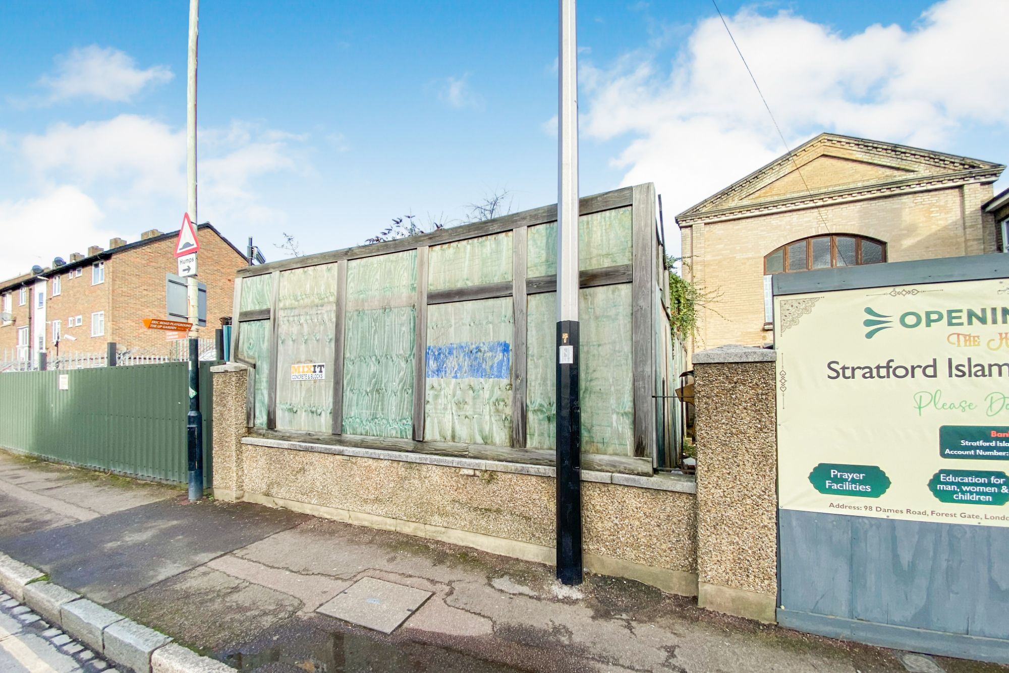 Land adjacent to 98 Dames Road, Forest Gate, London E7 0EB