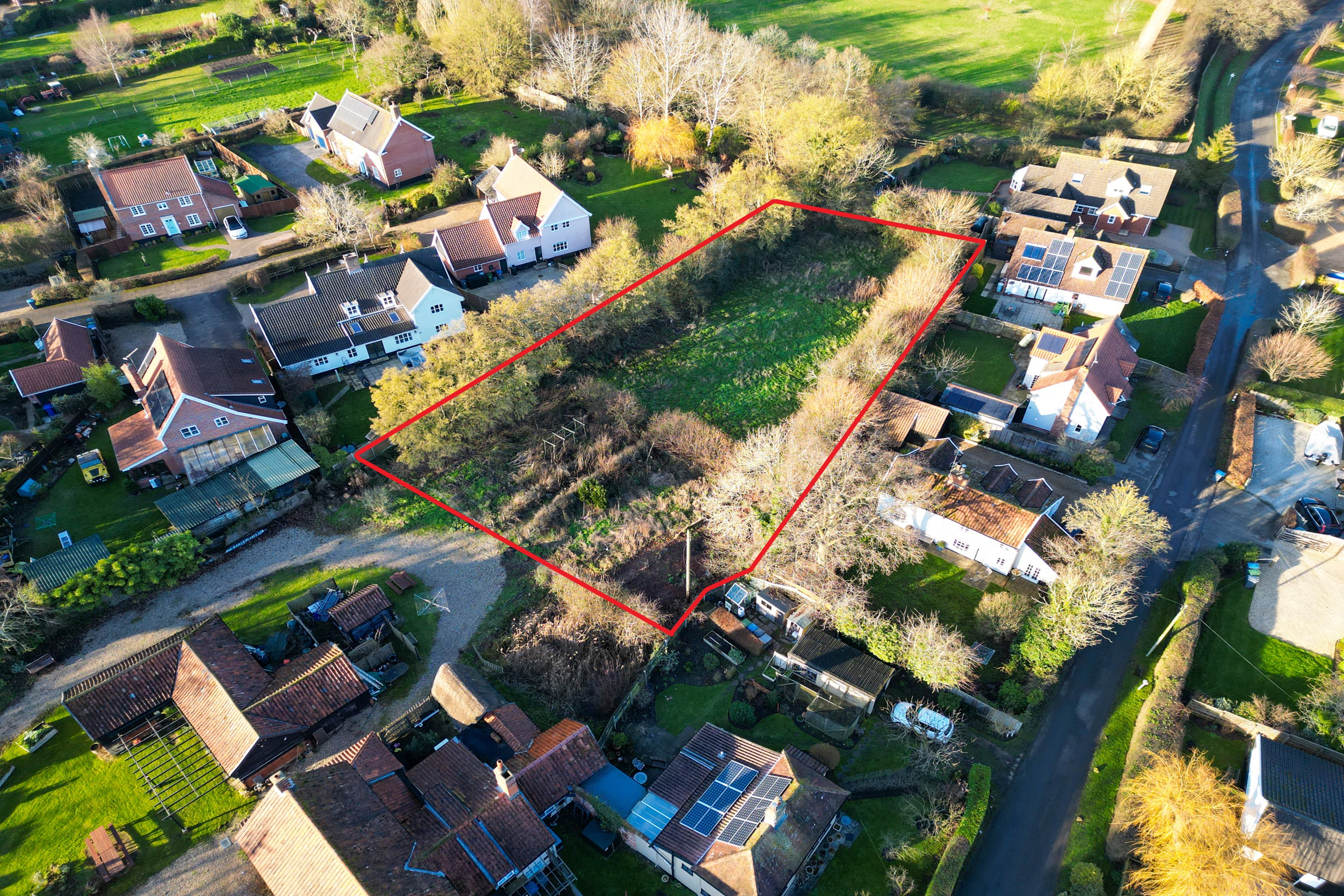 Development land to the rear of The Queen, Brandeston, Suffolk IP13 7AD
