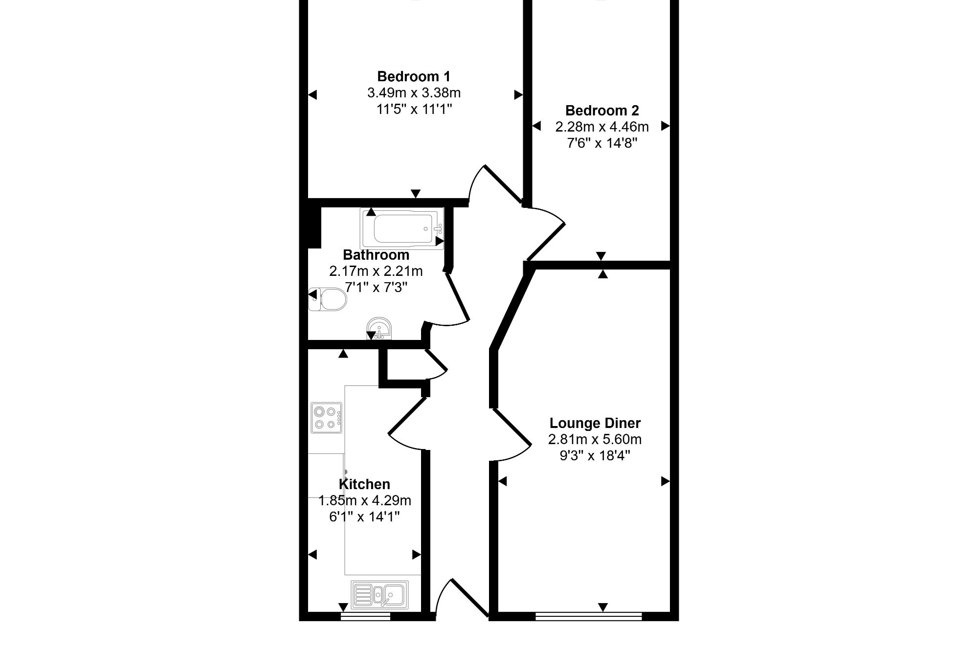 26 Parrish View, Pudding Chare, Newcastle Upon Tyne, NE1 1UD