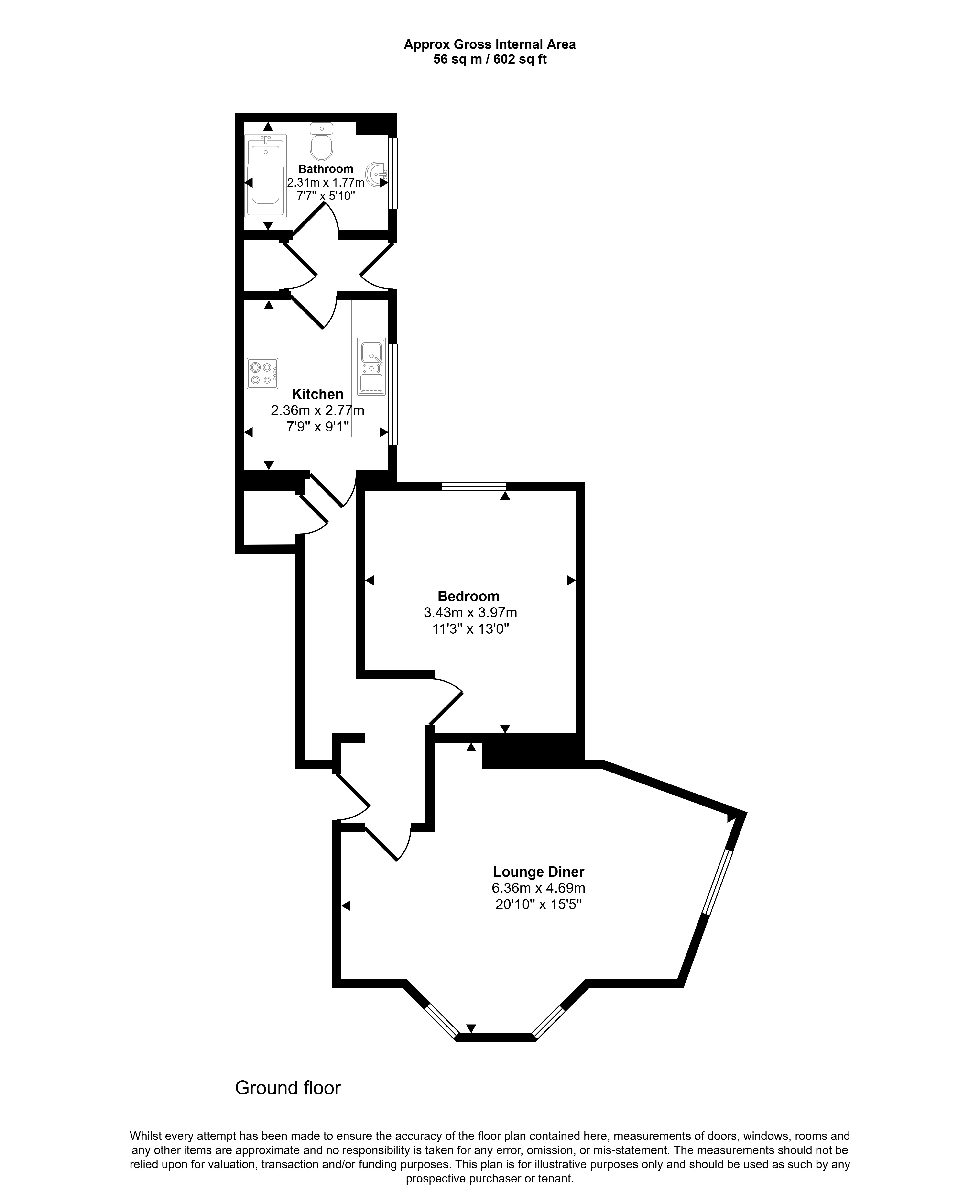 Flat 1, 44 Roker Avenue, Sunderland, SR6 0HX