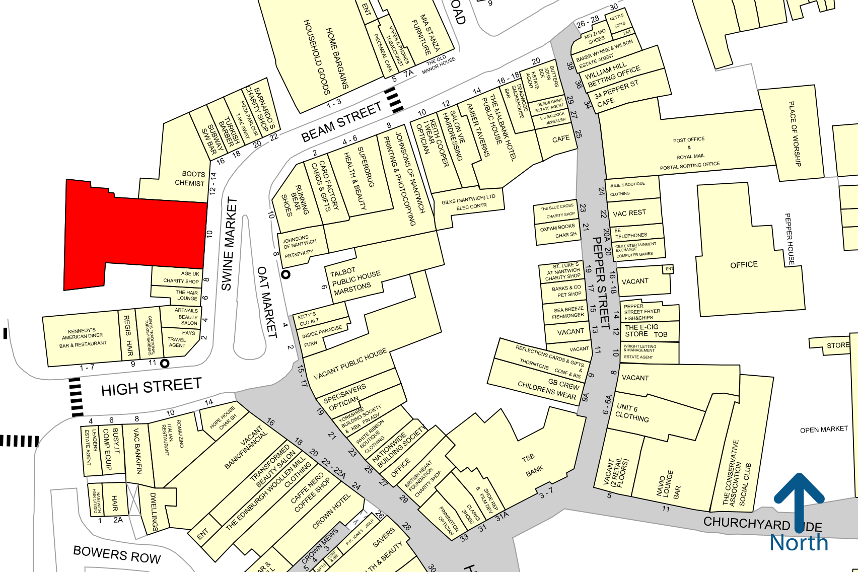 10 Swine Market, Nantwich, Cheshire, W5 5LN