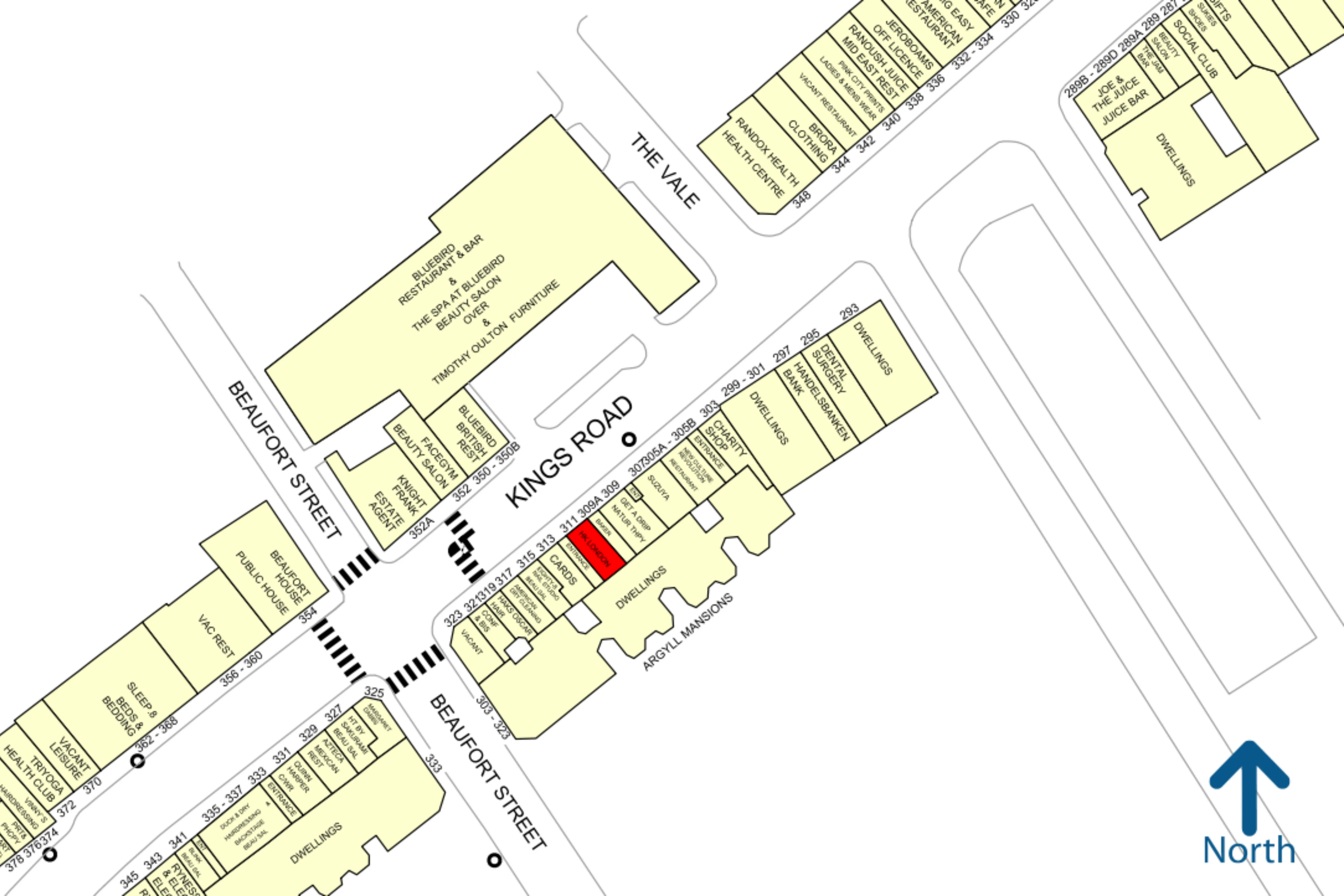 311 Kings Road, Chelsea, London, SW3 5EP