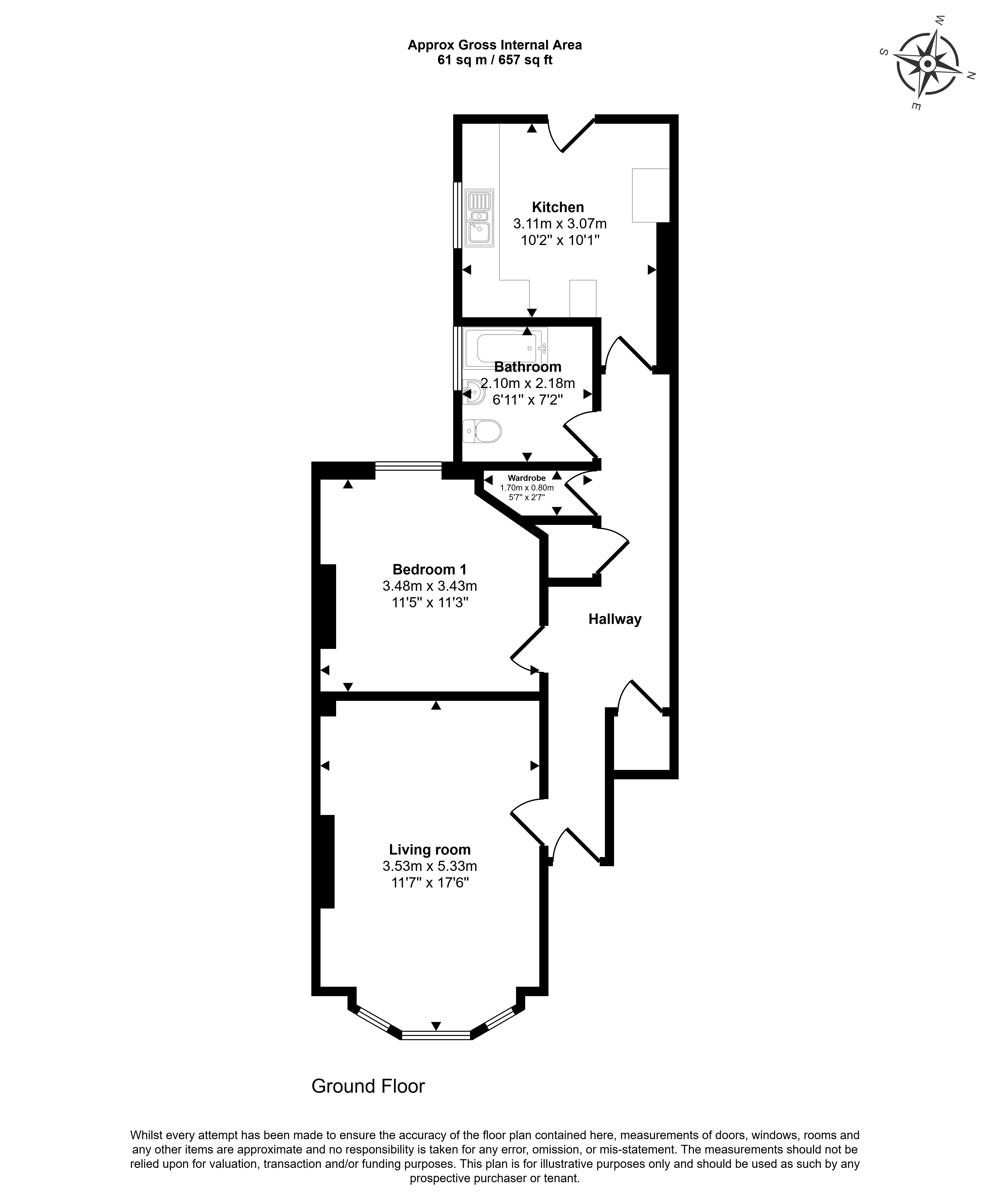 Flat A, 12 Morat Street, Stockwell, London, SW9 0RP