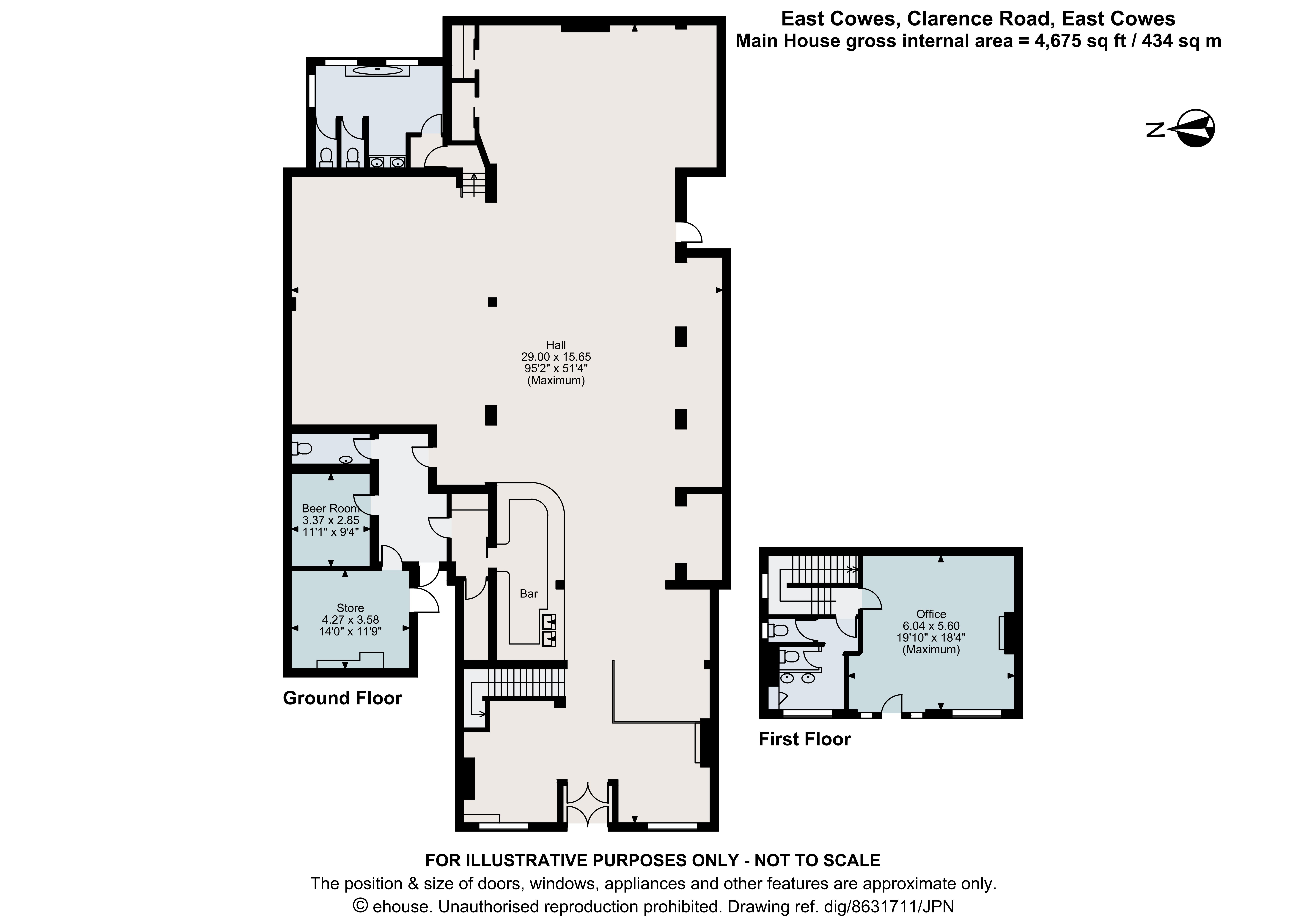 East Cowes Conservative Club, 11 Clarence Road, East Cowes, PO32 6EP