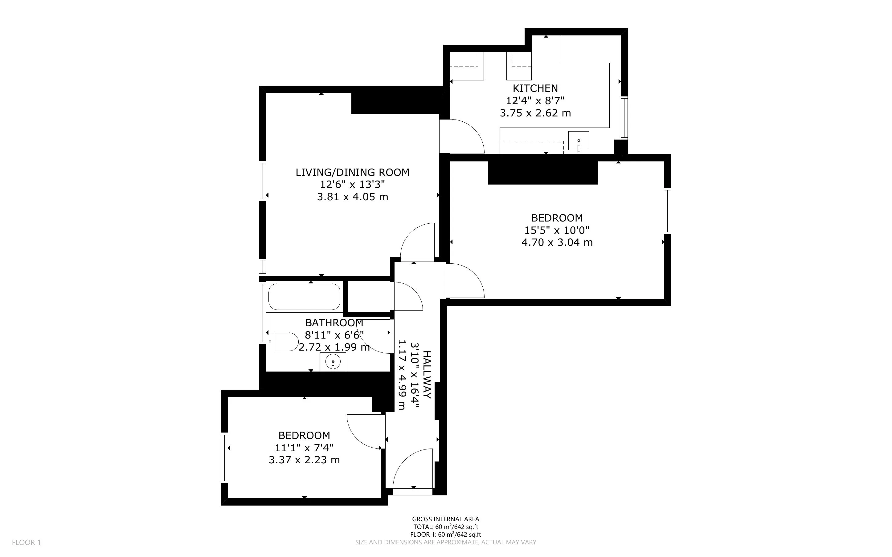 Flat 13, Block B, Peabody Estate, Camberwell Green, Camberwell, London, SE5 7BE