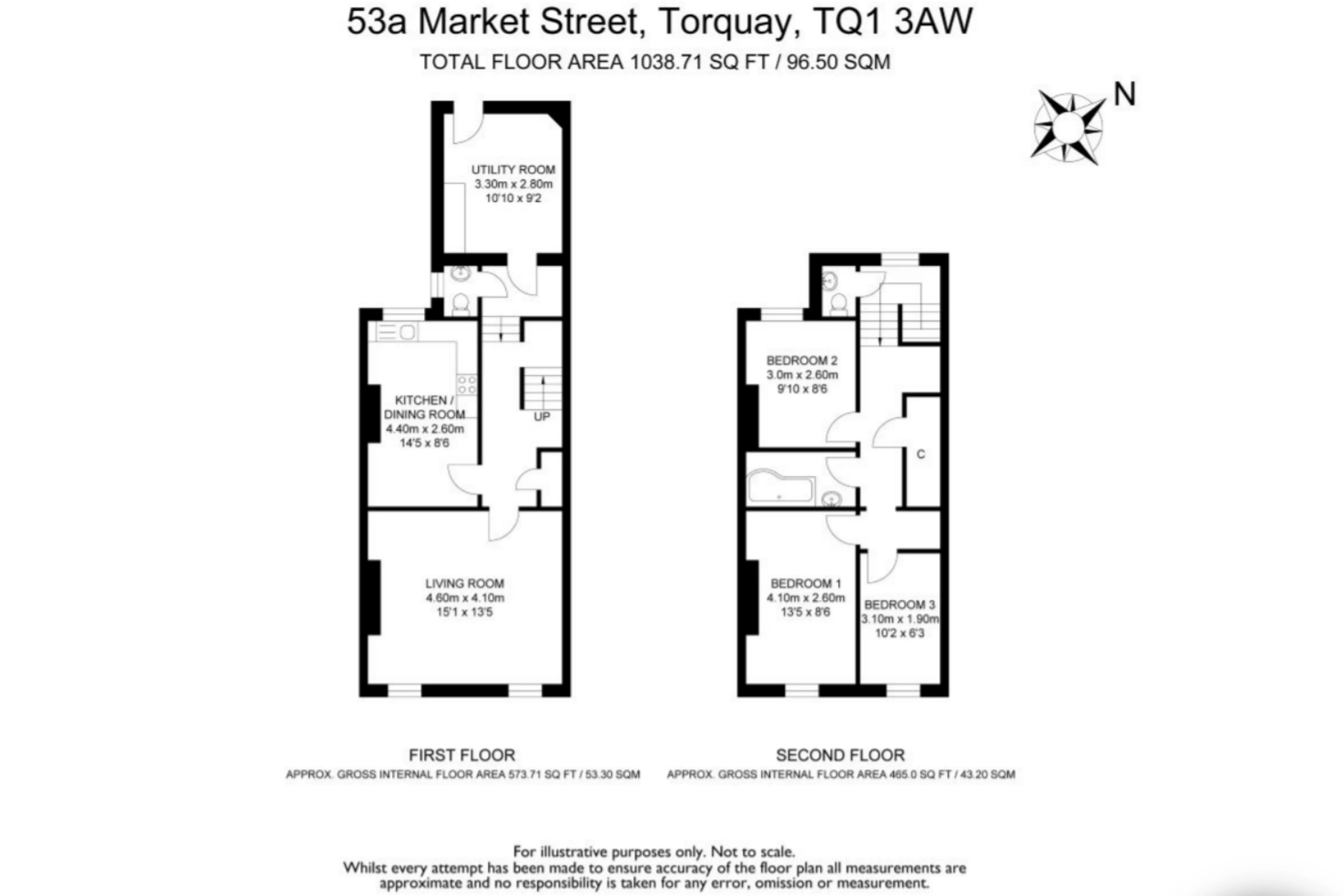 53-55 & 59 Market Street, Torquay, Devon, TQ1 3AW
