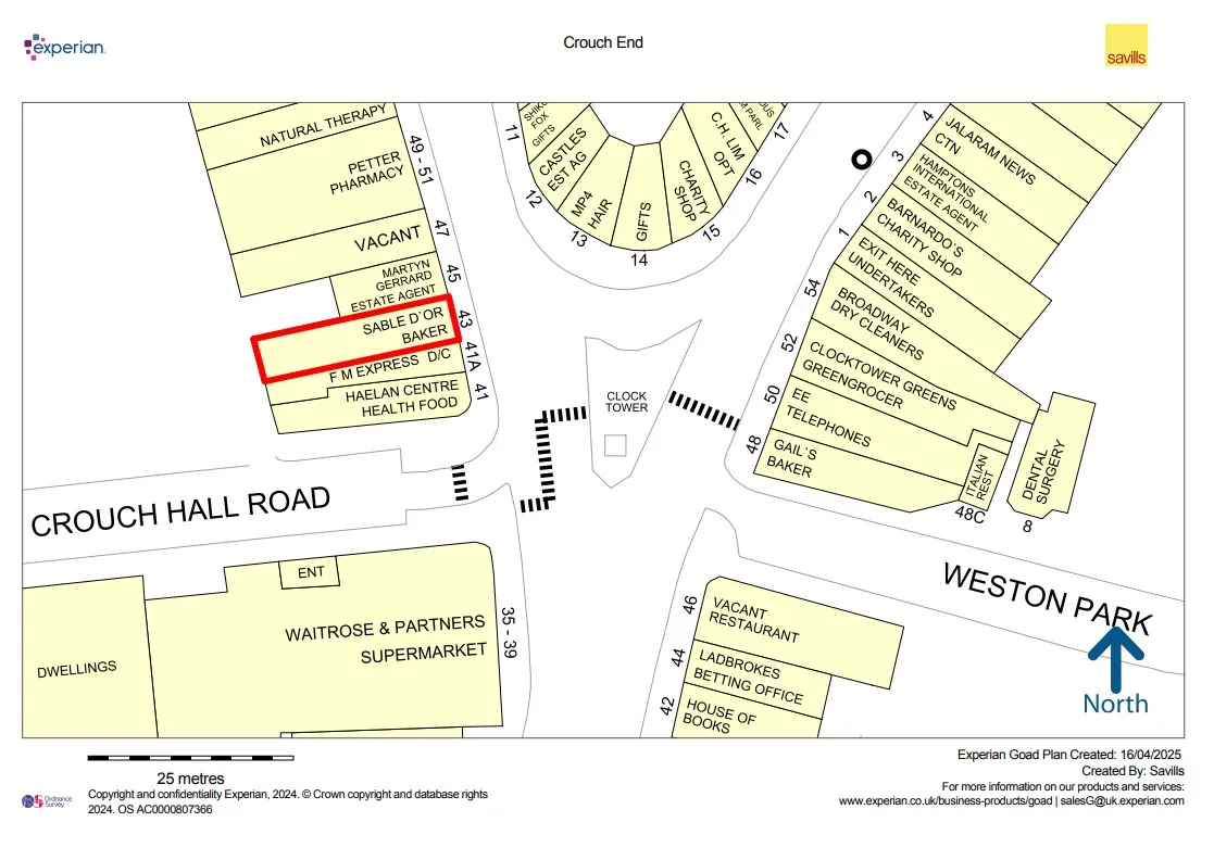 43 Crouch End Broadway, London N8 8DT