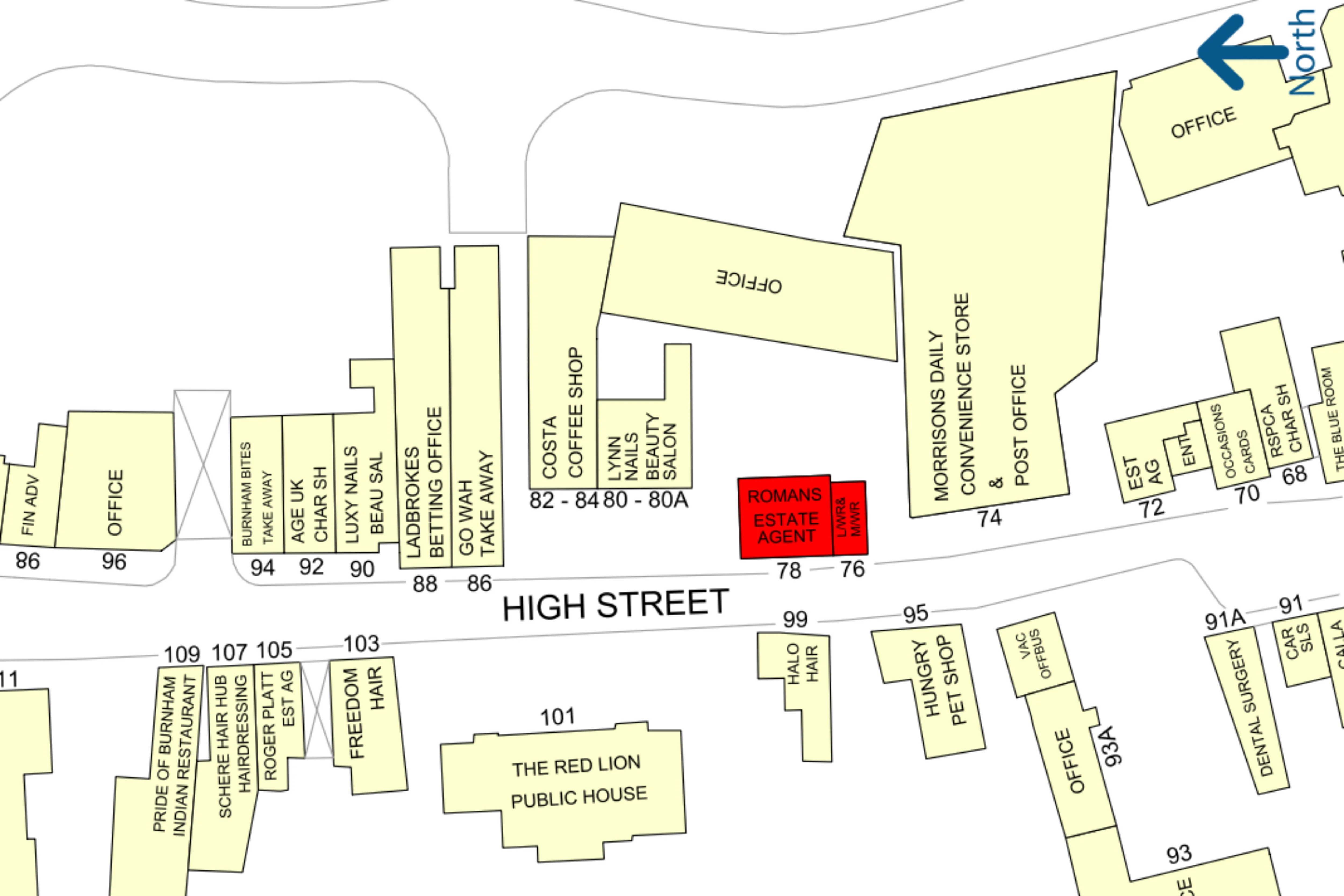 76/78 High Street, Burnham, SL1 7JT