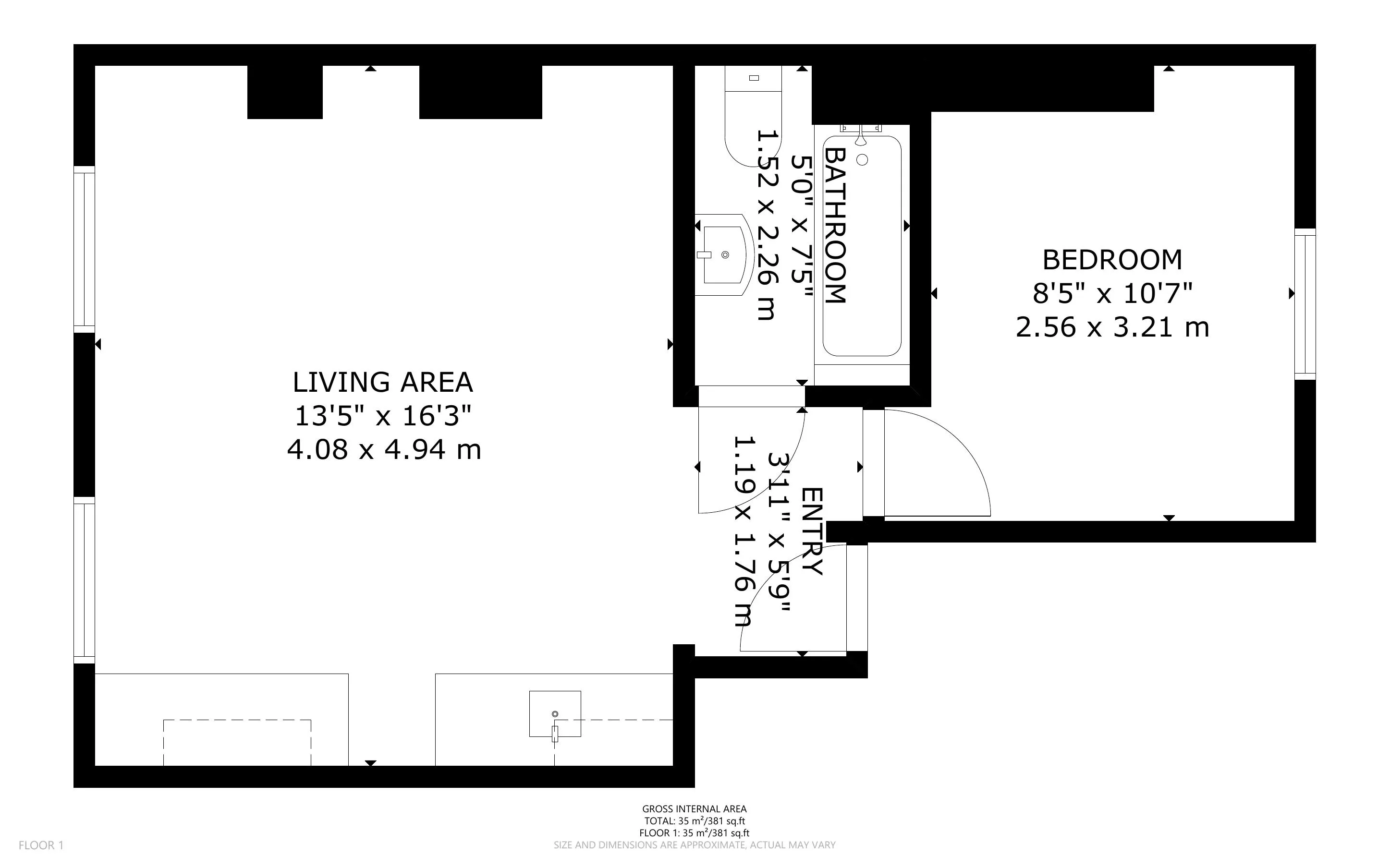 Flat C, 12 Danbury Street, Angel, London, N1 8JU