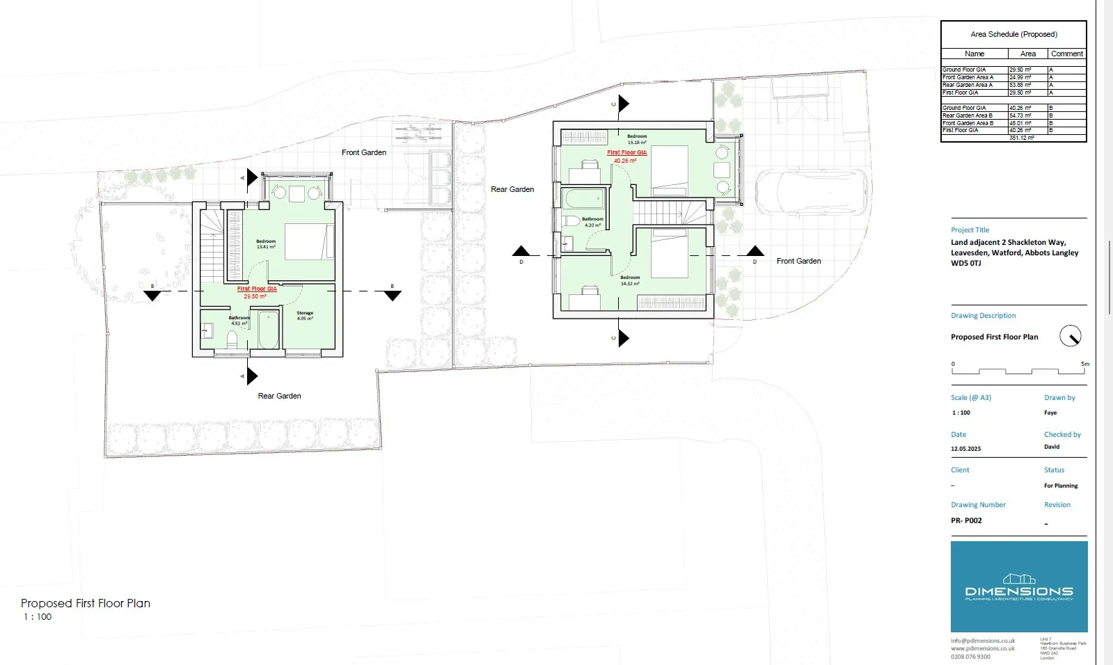 Land adjacent 2 Shackleton Way, Leavesden, Abbots Langley, WD5 0TJ