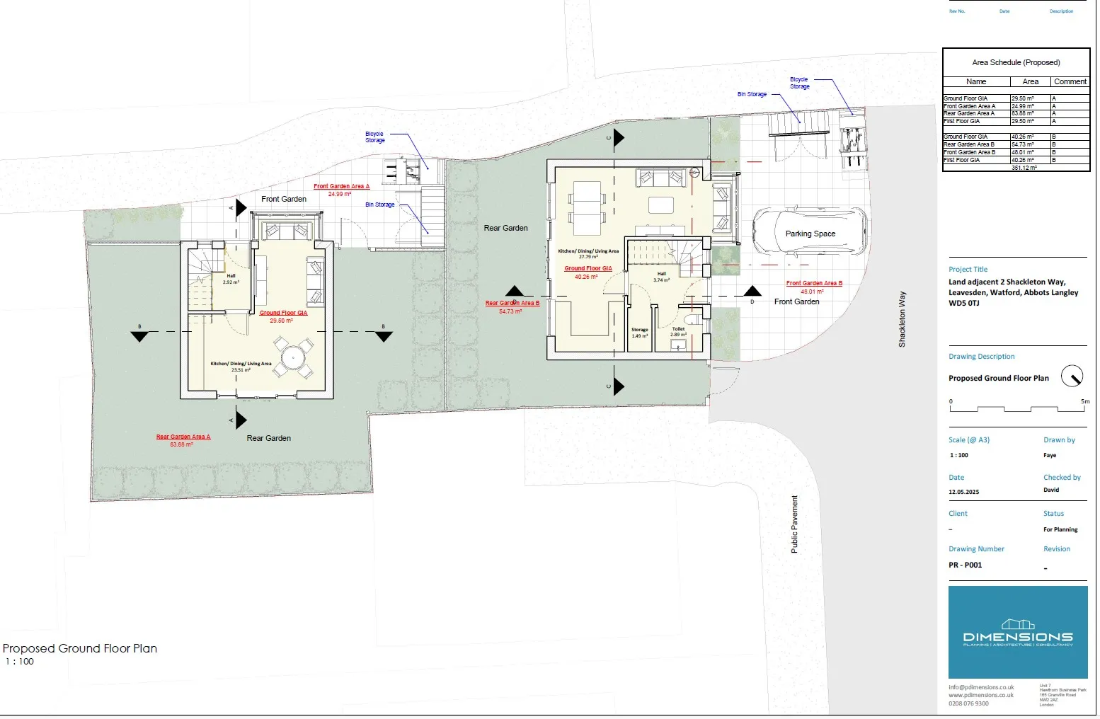 Land adjacent 2 Shackleton Way, Leavesden, Abbots Langley, WD5 0TJ