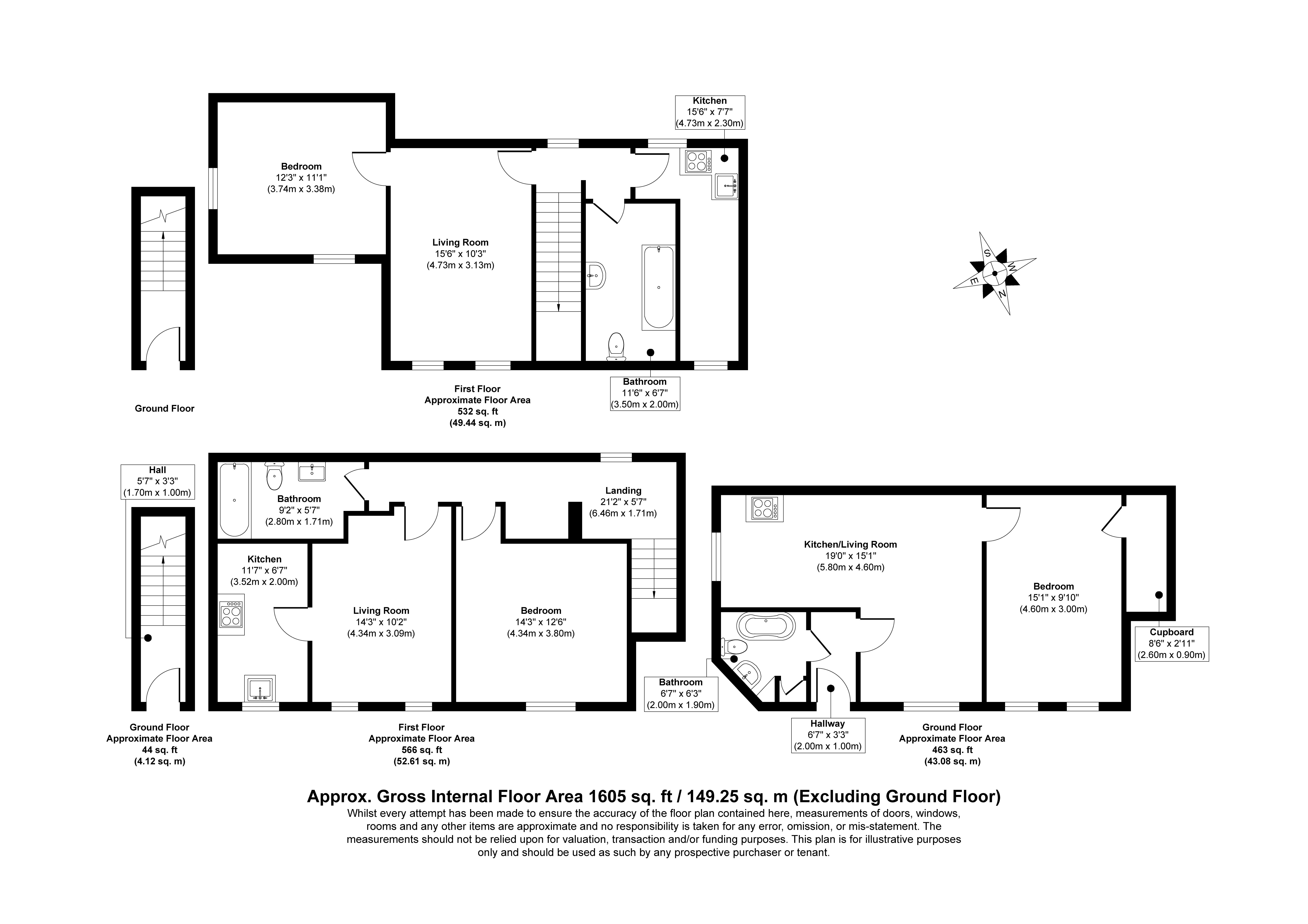 Flats A-D, 1 Donkin Hill, Caversham, Reading, RG4 5DG