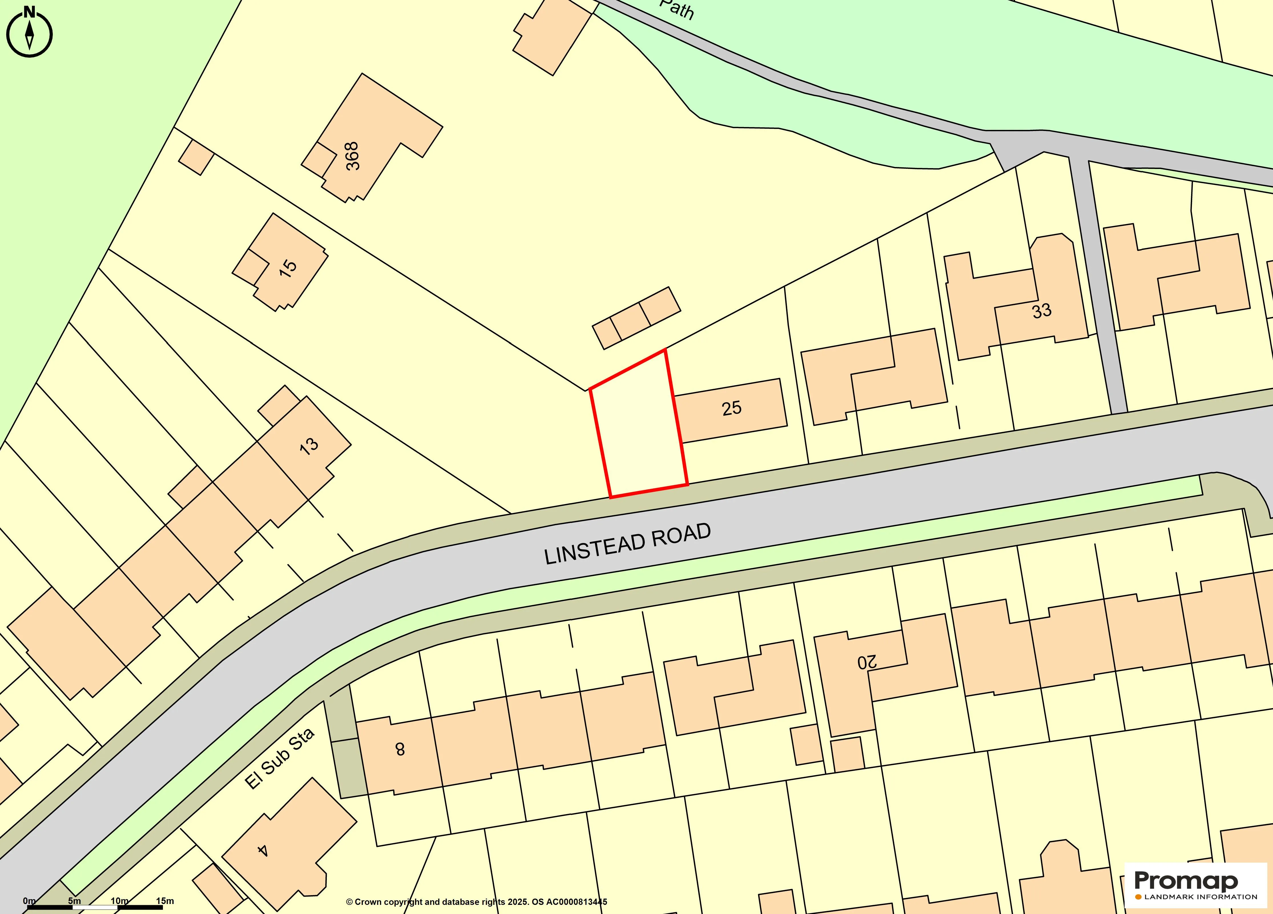 Land to the side of 25 Linstead Road, Farnborough, Hampshire, GU14 9HH
