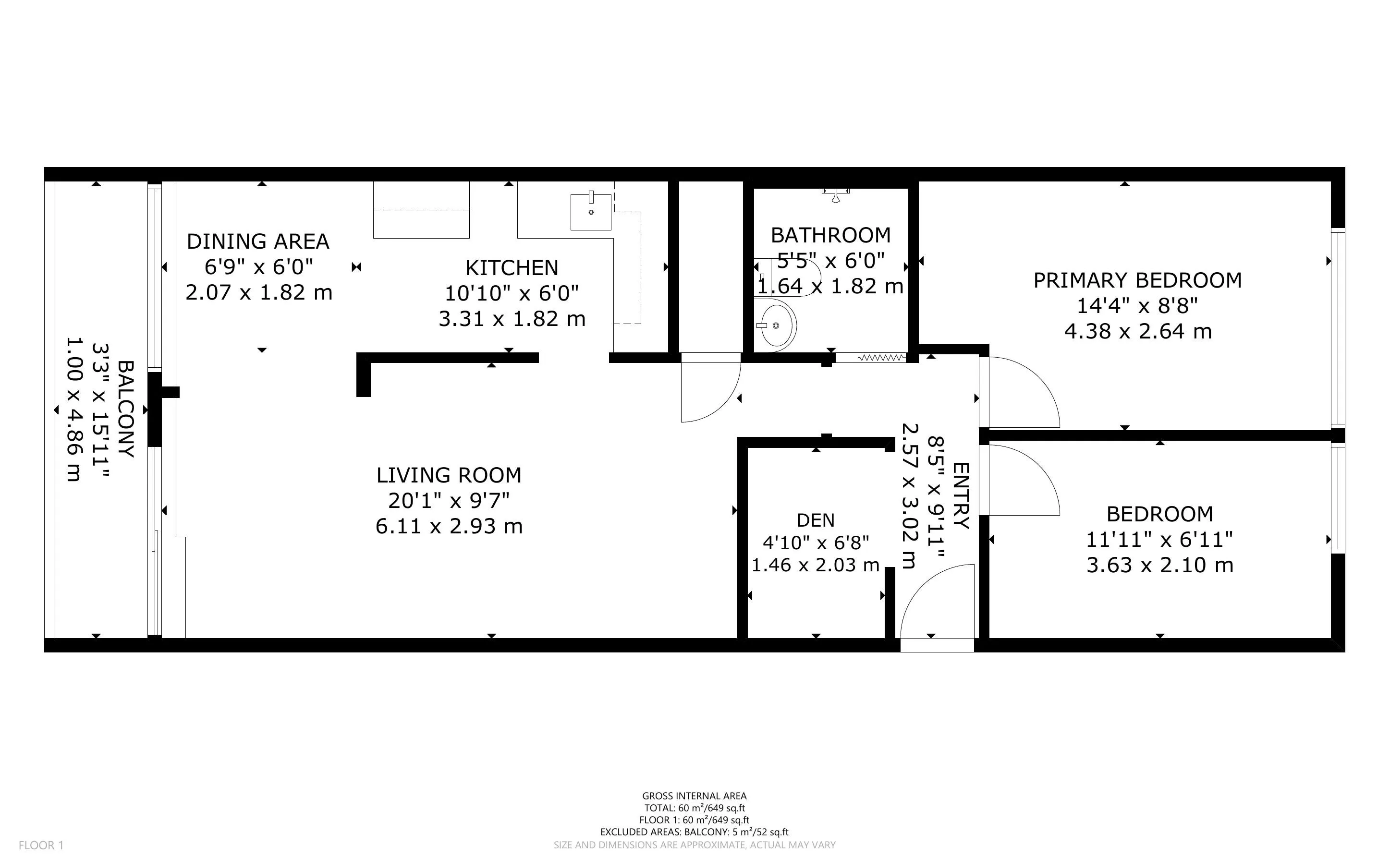 Flat F, 74 Darenth Road, Stamford Hill, London, N16 6ED