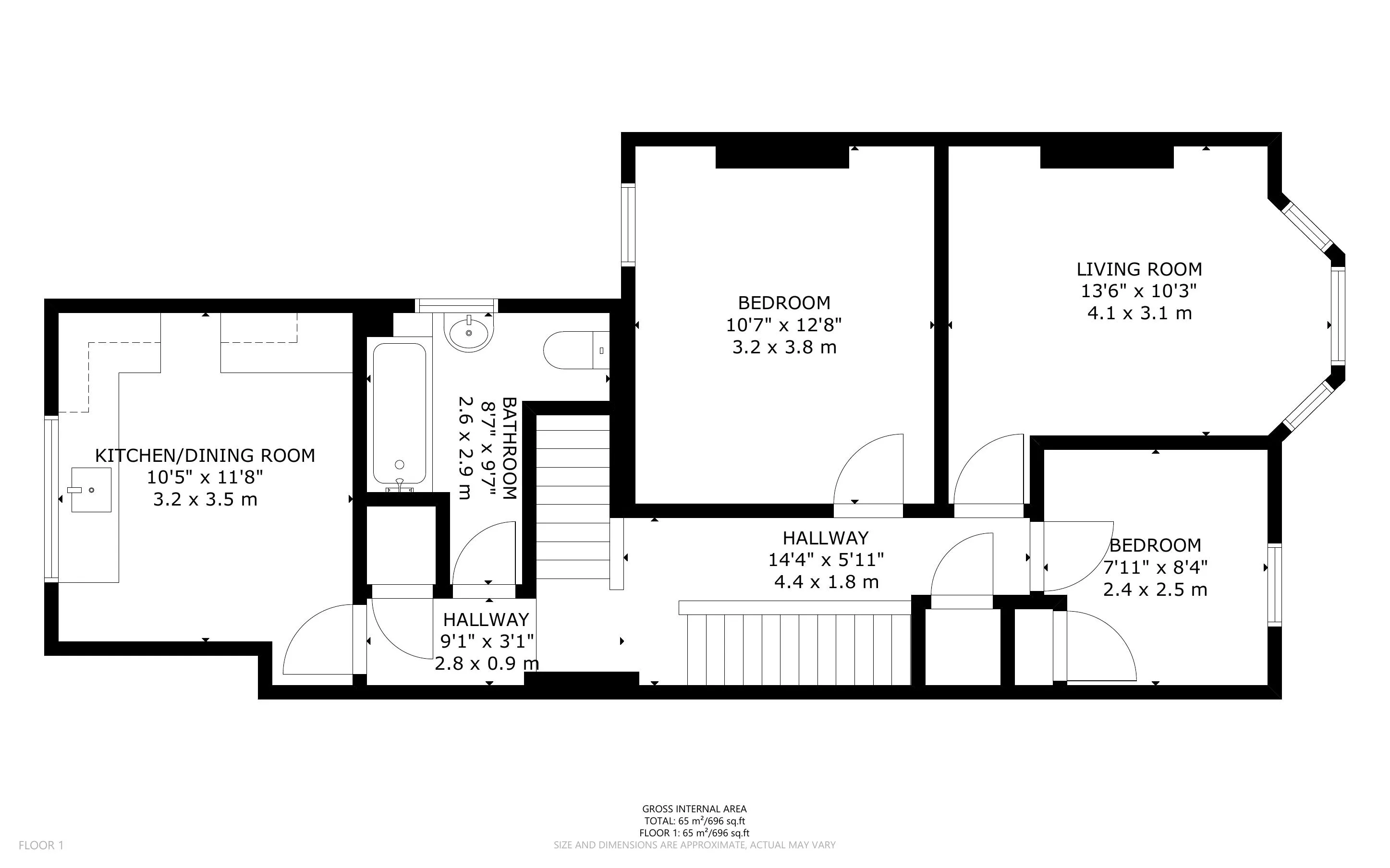 First Floor Flat, 8 Wycliffe Road, Wimbledon, London, SW19 1ER