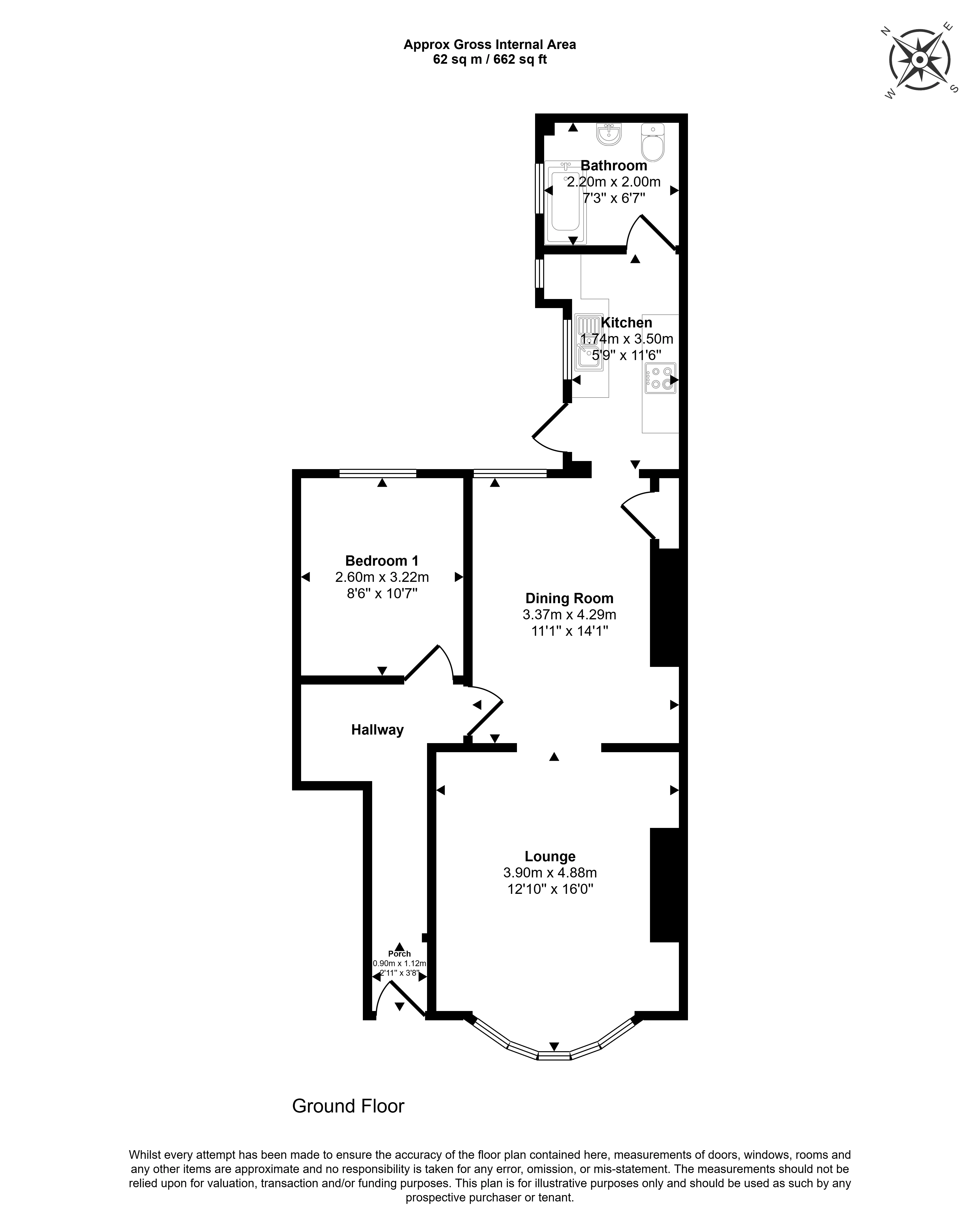 Ground Floor Flat, 39 Warwick Road, South Shields NE34 0SQ