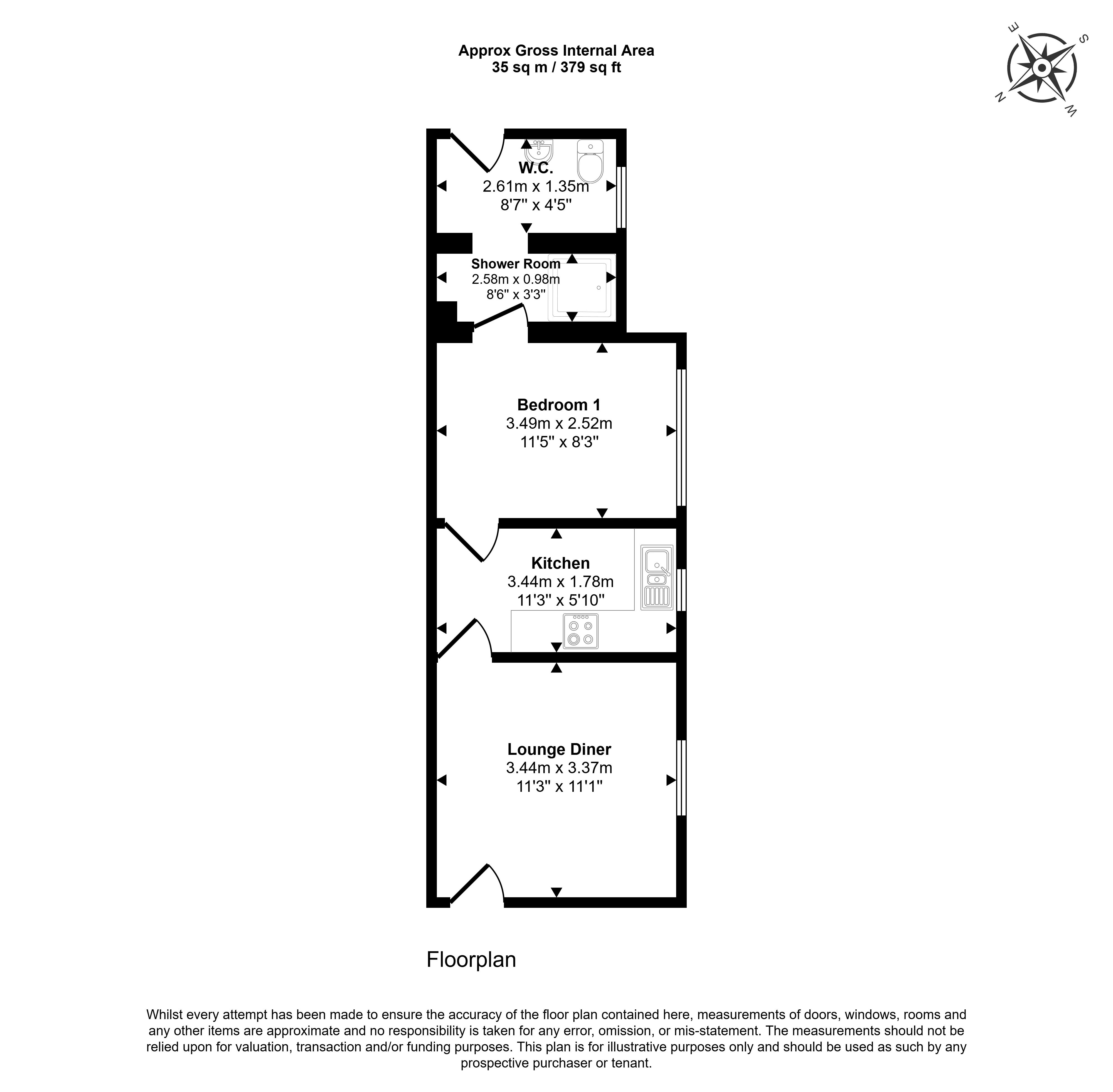 Flat 2, 67 King Street, Southport, Merseyside, PR8 1LG