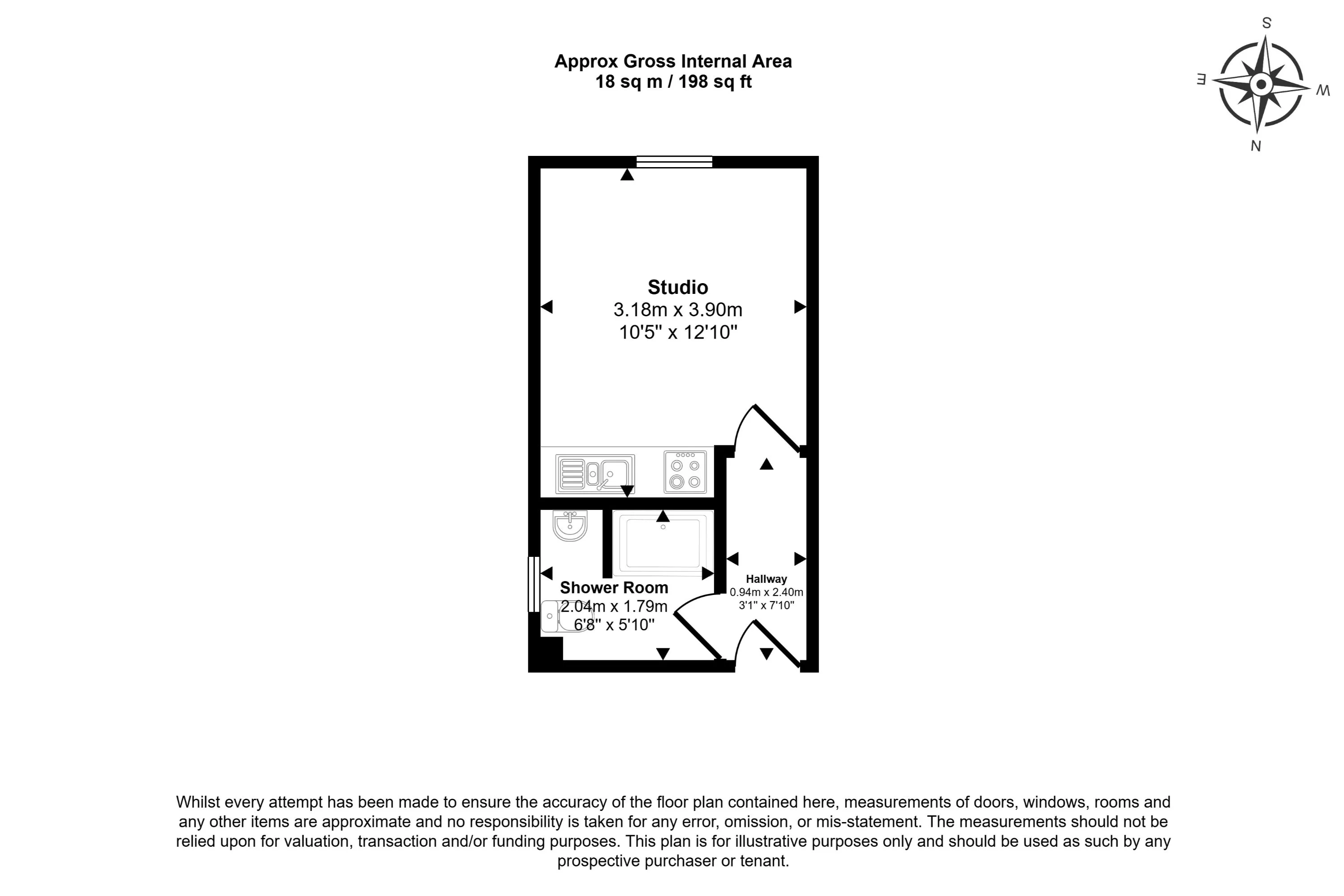 Flat 1, 290 Ewell Road, Surbiton, KT6 7AQ