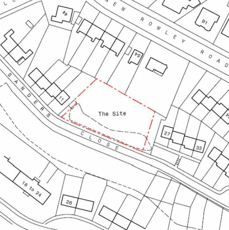 Housing Development between, 11 and 27 Sanders Close, Dudley DY2 8DP