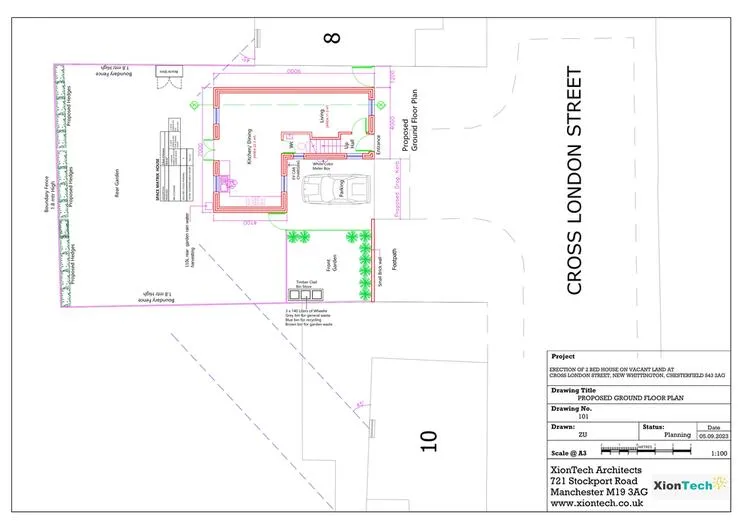 Land Adj. 10 Cross London Street, New Whittington, Chesterfield, Derbyshire S43 2AG