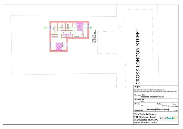 Land Adj. 10 Cross London Street, New Whittington, Chesterfield, Derbyshire S43 2AG
