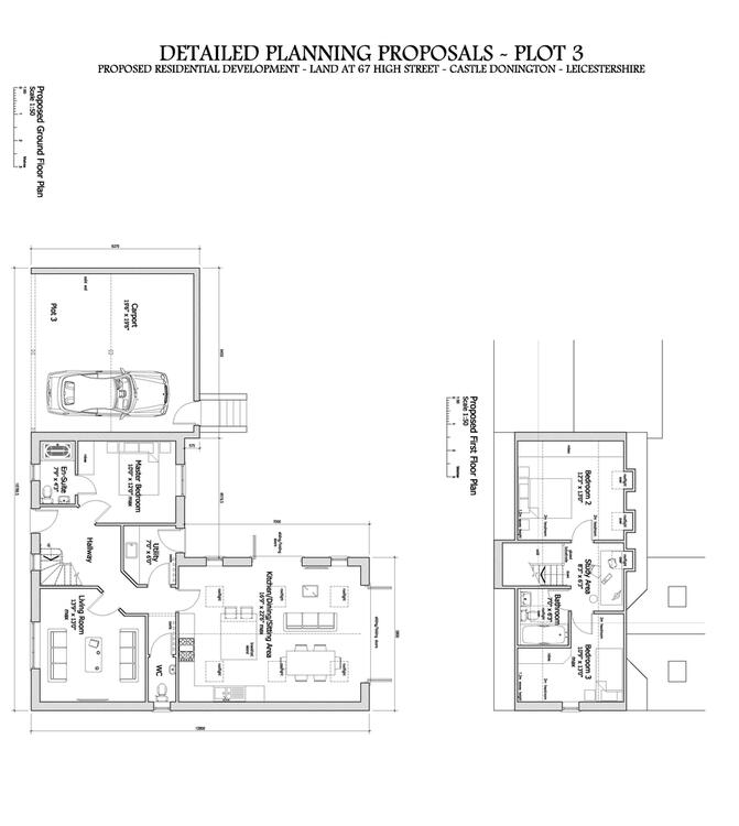 2 x Building Plots to the rear of 67 High Street, Castle Donington, Derby DE74 2PQ