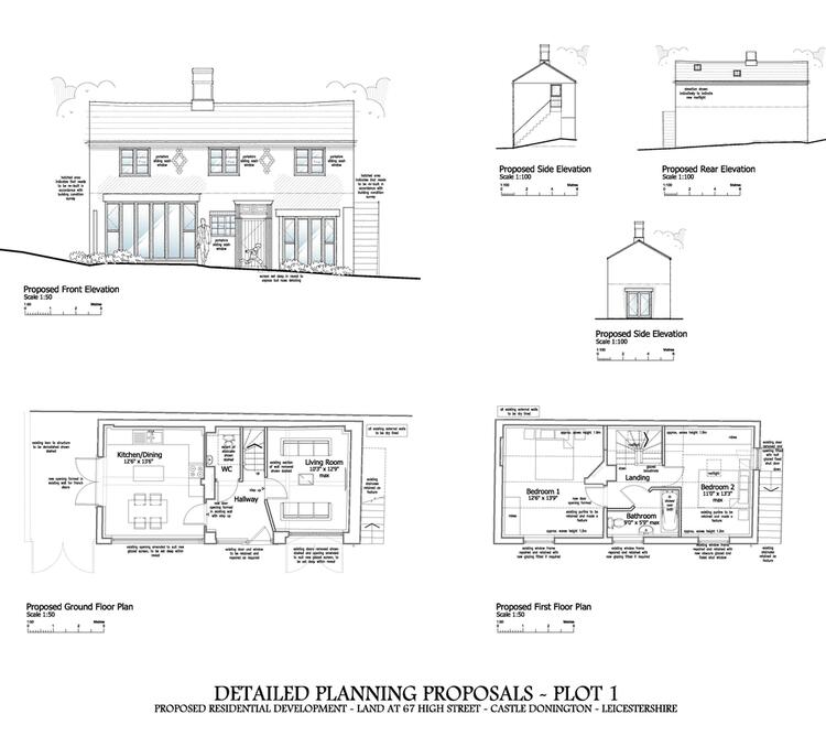 2 x Barns to the rear of 67 High Street, Castle Donington, Derby DE74 2PQ