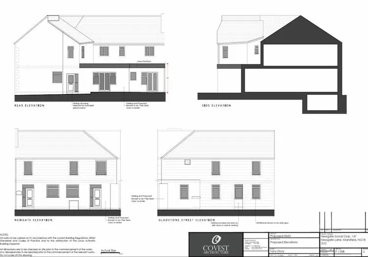 137 and 139 Newgate Lane, and 1-1a Gladstone Street, Mansfield NG18 2LG